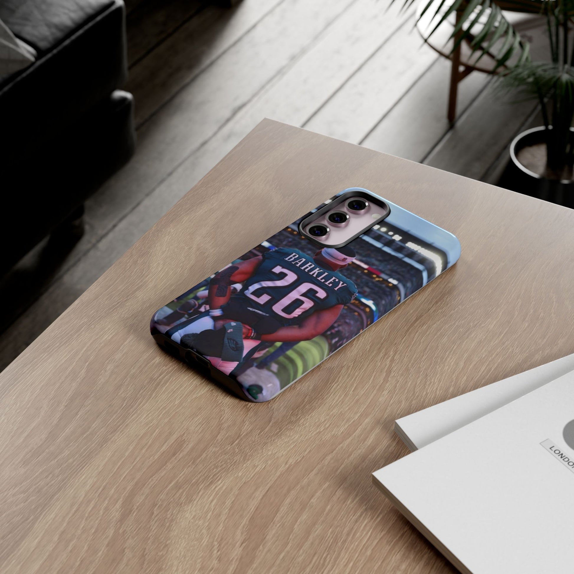 Eagles Football Saquon Barkley Tough Cases for iPhones, Samsung, and Pixel