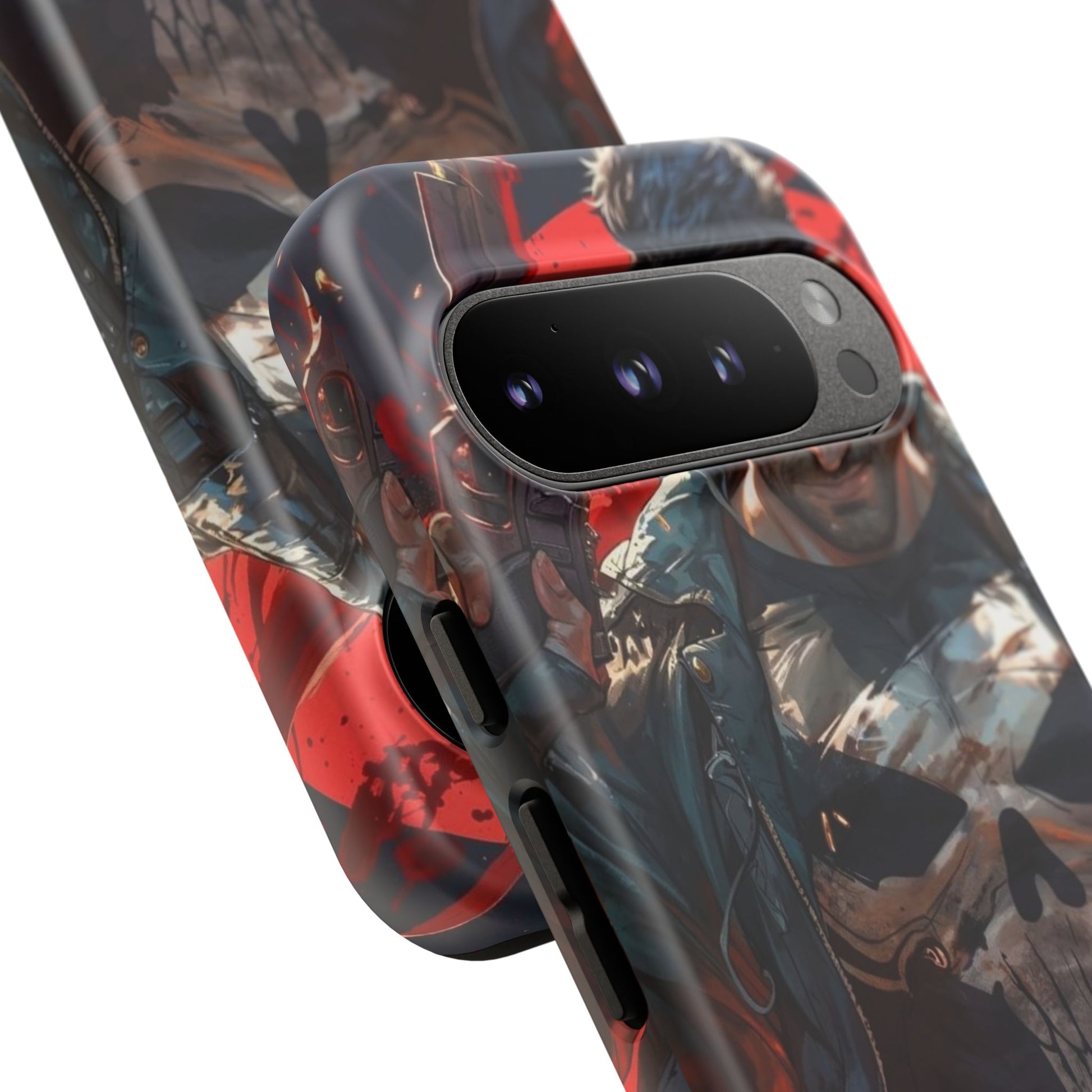 Punisher Tough Cases for iPhones, Samsung, and Pixel