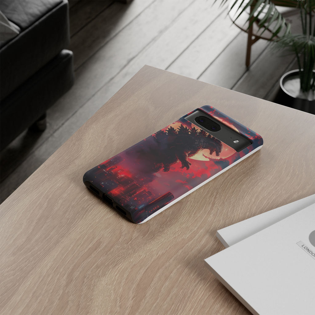 King of Monsters Godzilla Tough Phone Cases for iPhones, Samsung, and Pixel