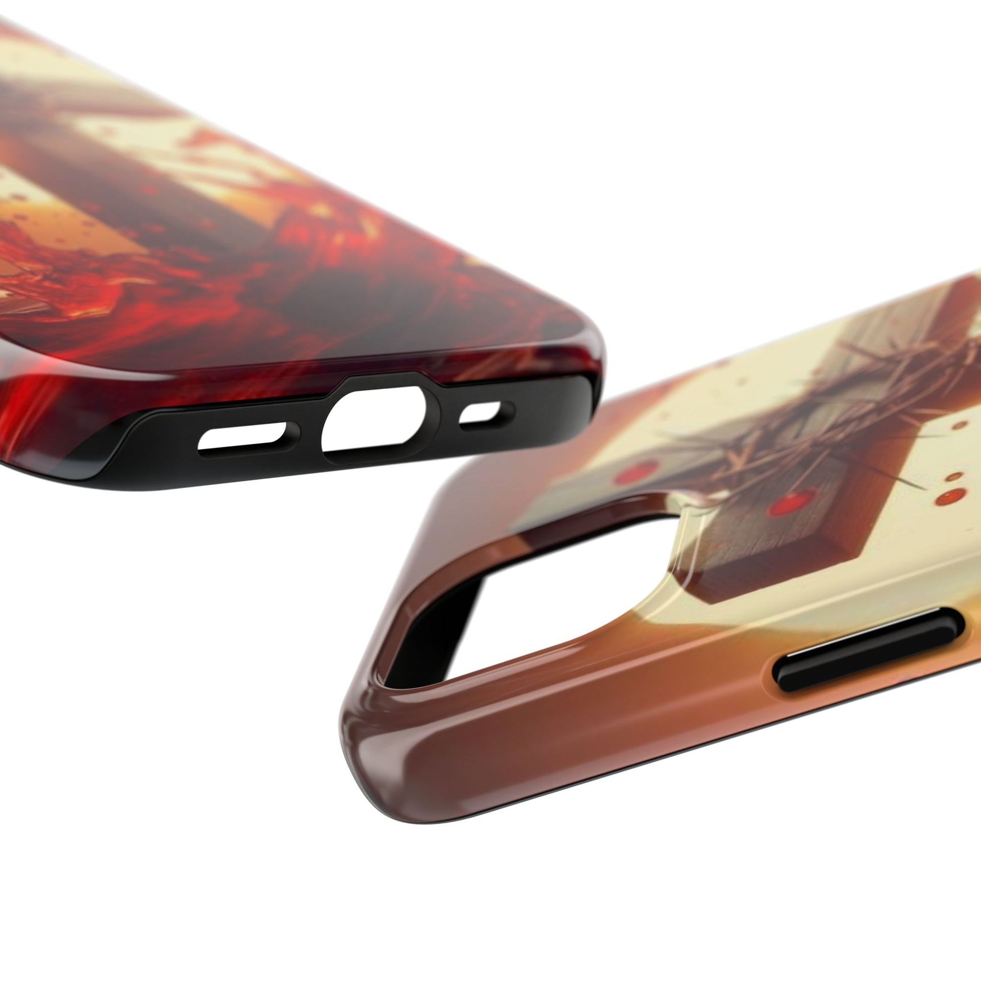 Blood of Christ Christian Theme Phone Cases for iPhones & Samsung Phones