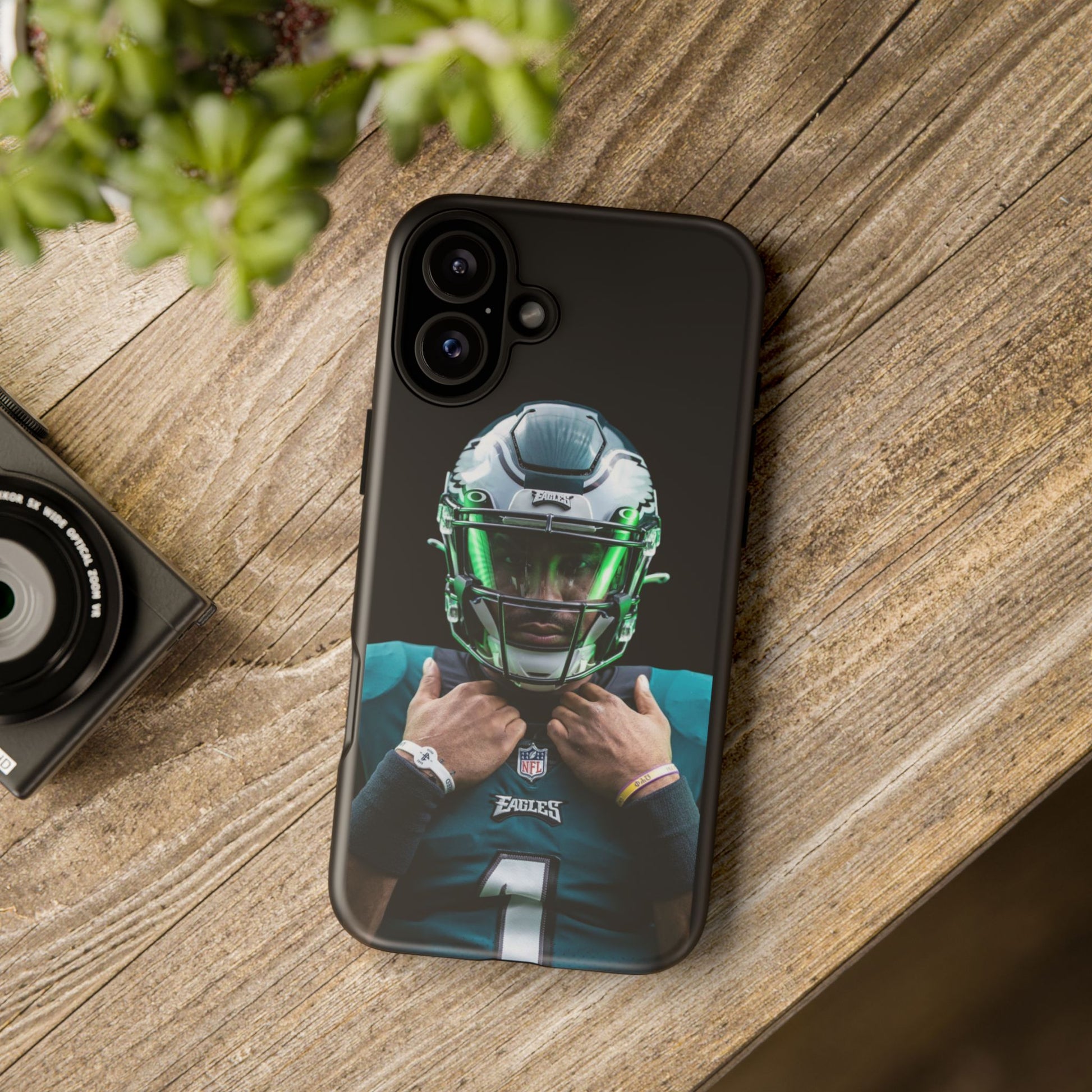 Eagles Football Jalen Hurts Tough Cases for iPhones, Samsung, and Pixel