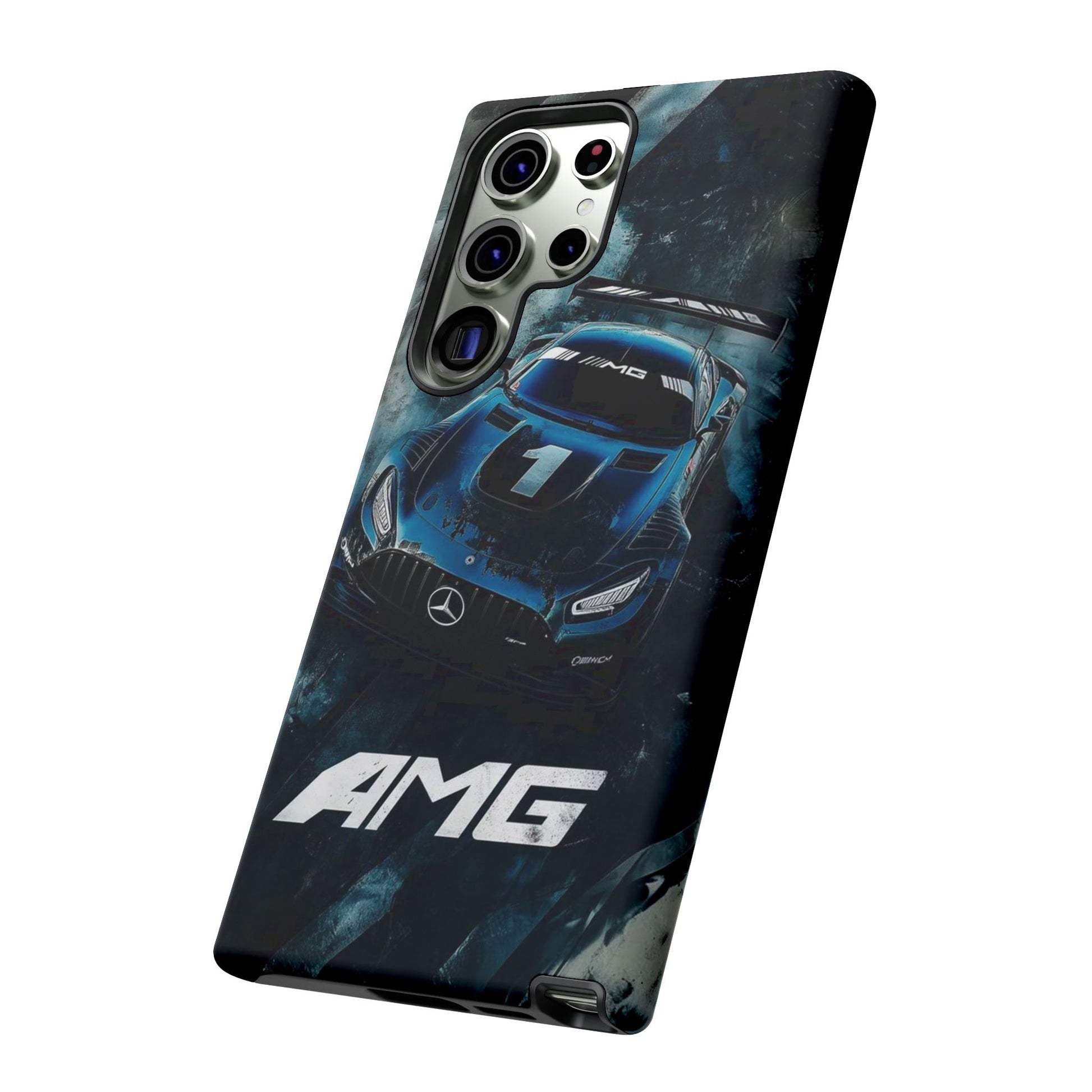 Mercedes AMG Racing Car Tough Cases for iPhones, Samsung, and Pixel