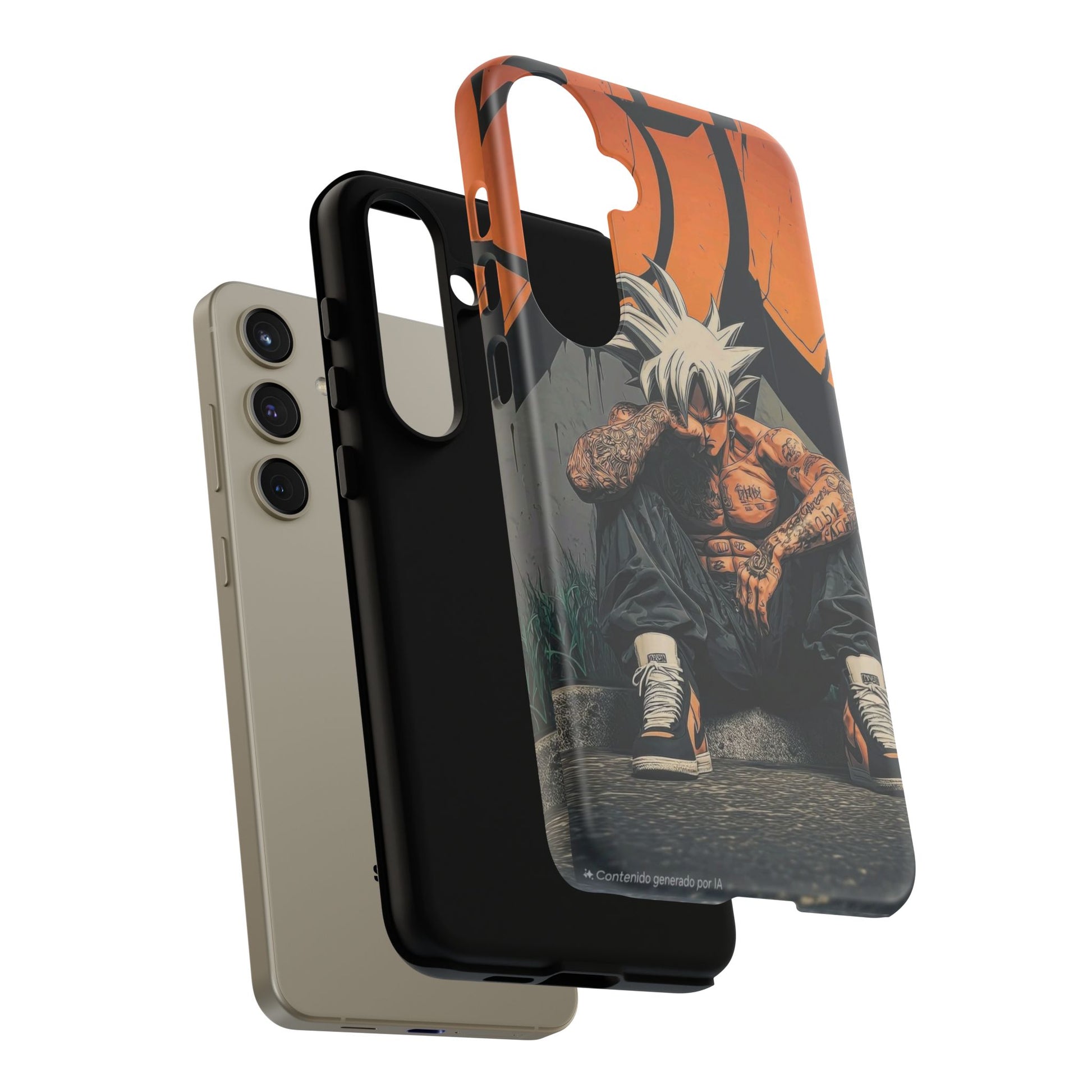 Anime DBZ Thug Tough Cases for iPhones, Samsung, and Pixel