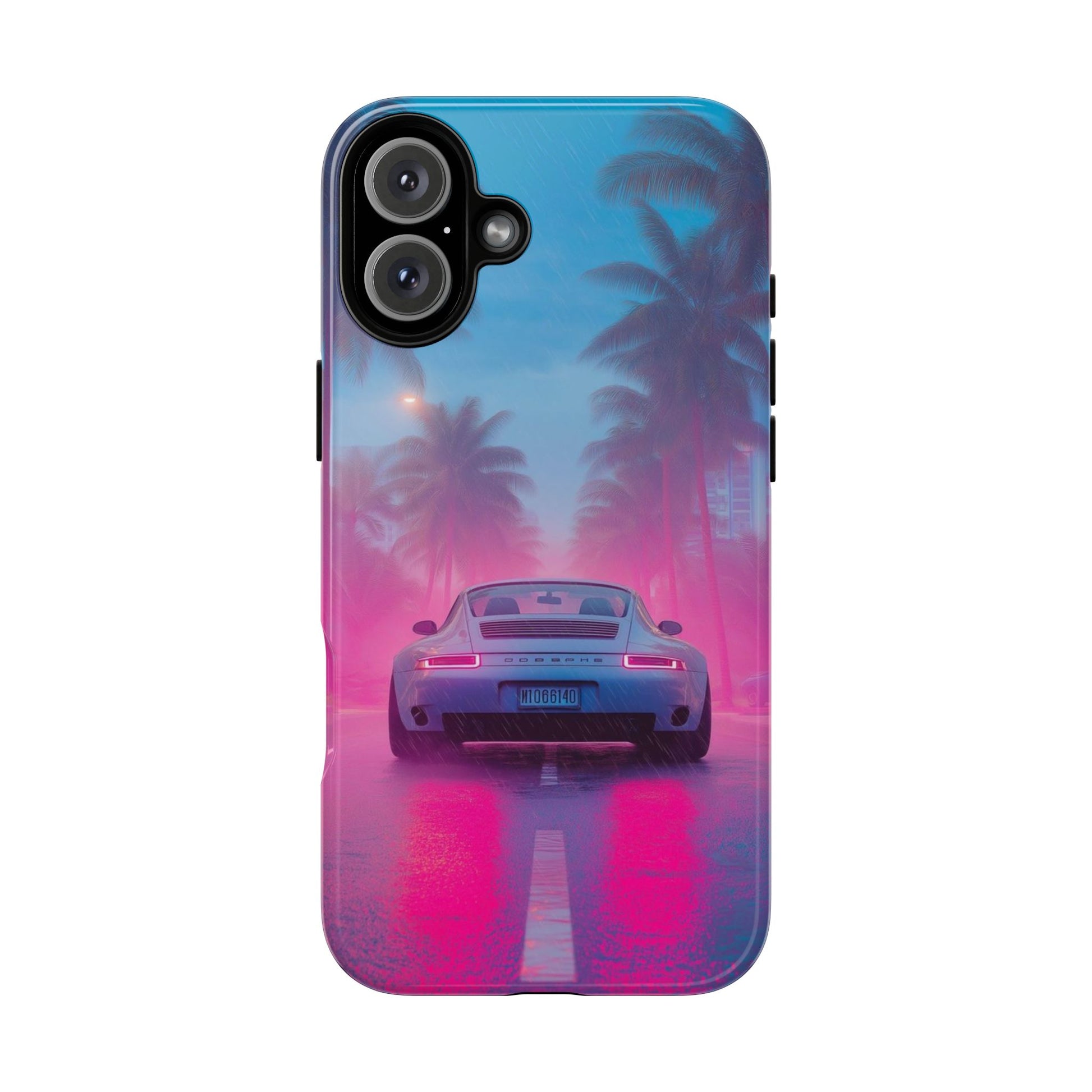 Miami Vice Porsche Phone Case for iPhone, Samsung Galaxy, & Pixel Phones