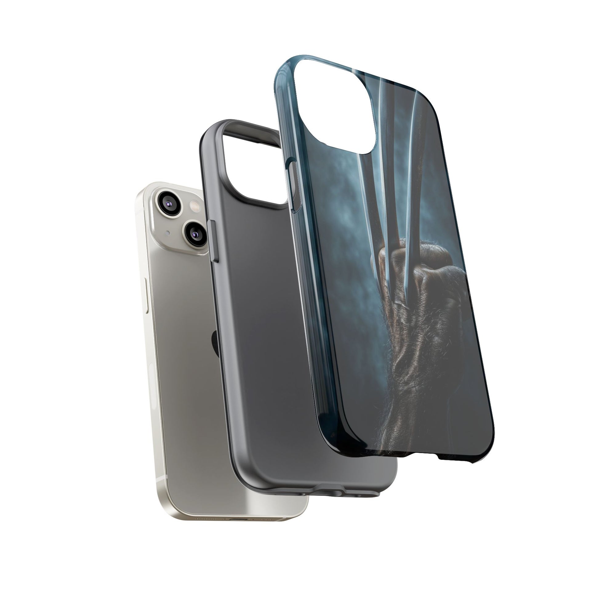 Logan's Claws Wolverine Tough Cases for iPhones, Samsung, and Pixel