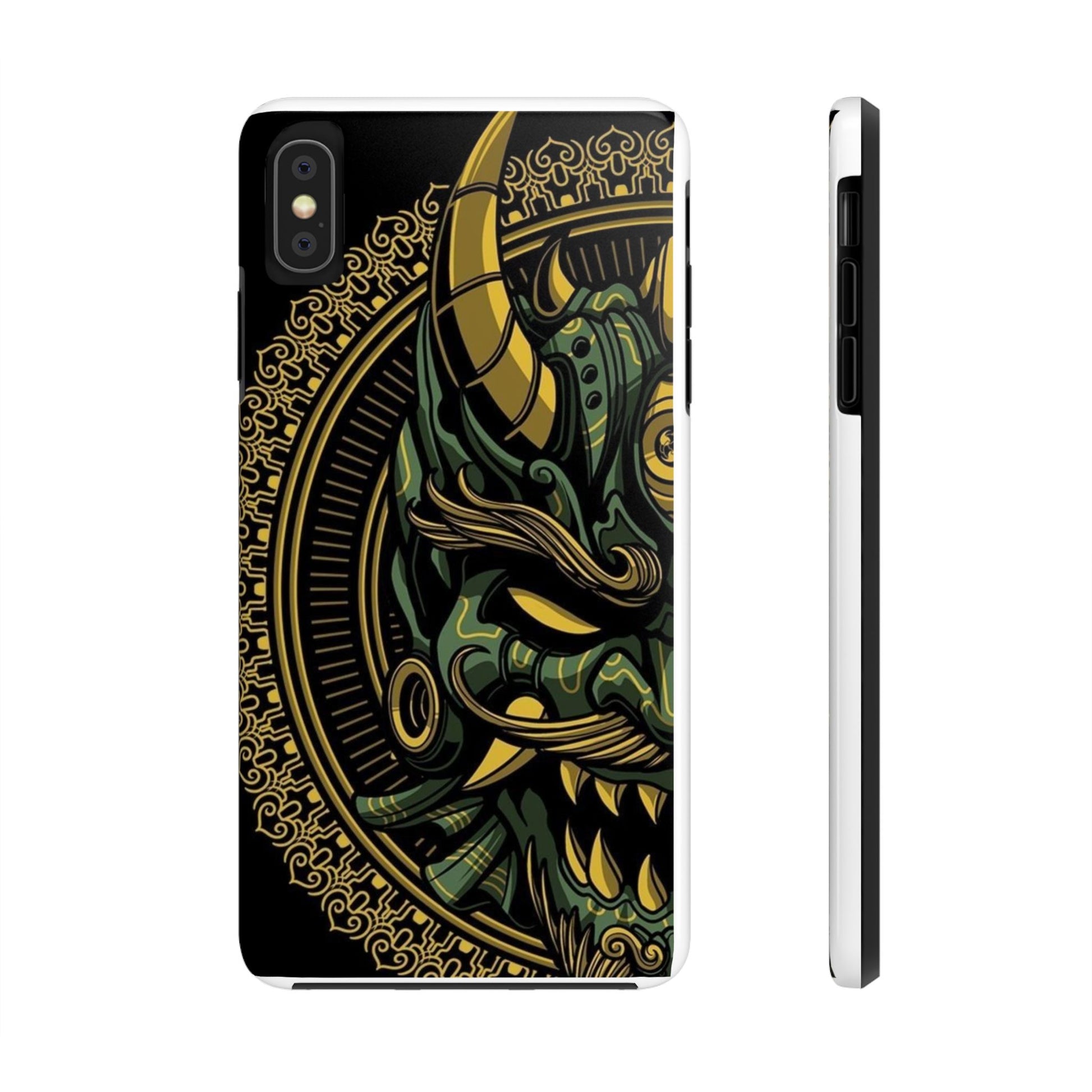 Kabuki Mask Theme Phone Cases for Iphones & Samsung Durable