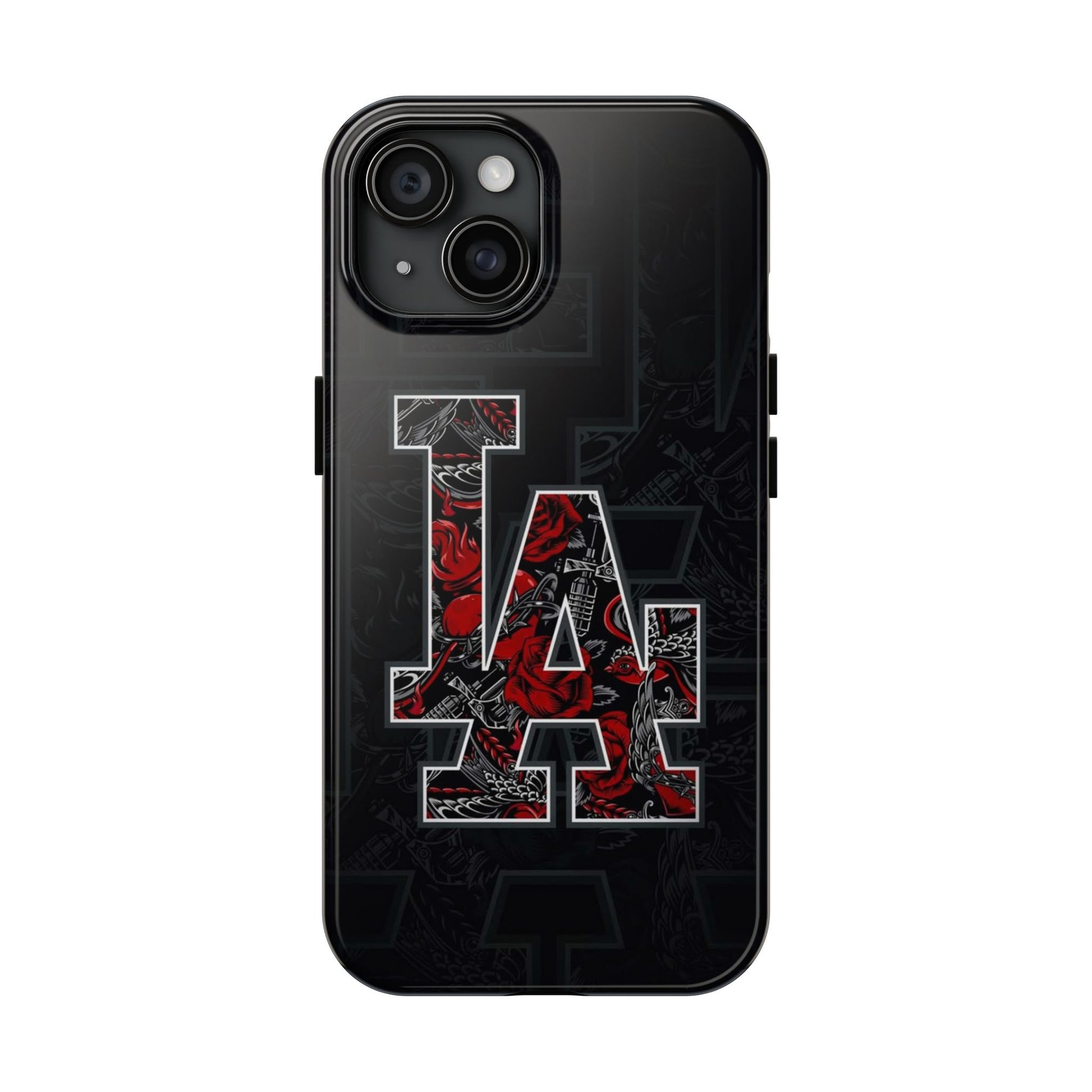 L.A.  Logo Art Inspired 2 Piece Iphone & Samsung Durable Phone Case