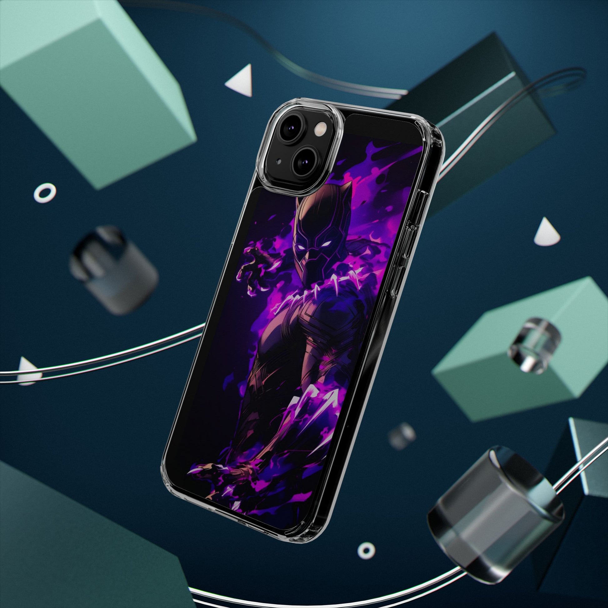 King of Wakanda Super Black Panther iPhone & Samsung Case, Wireless Charging compatible