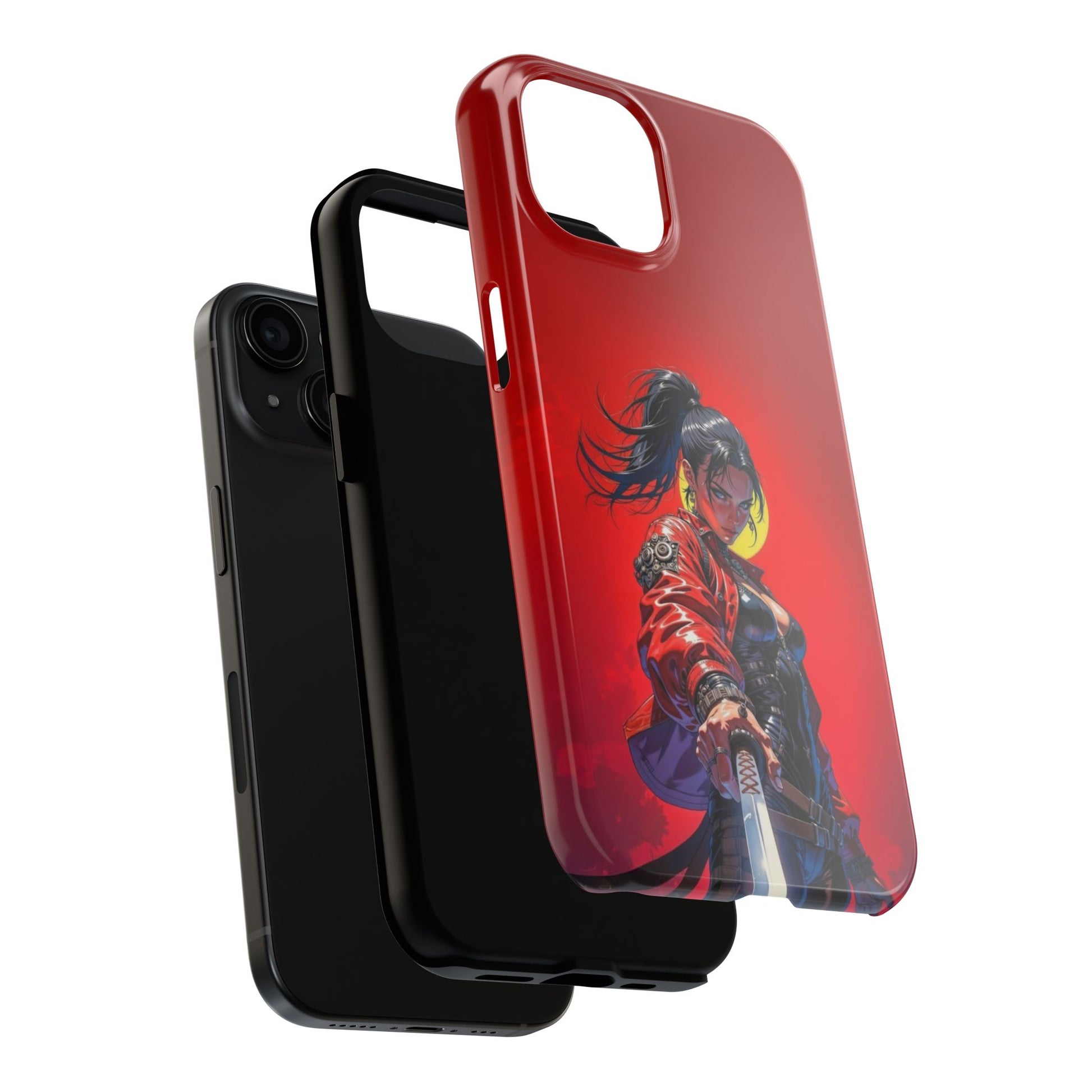 Ninja Girl Anime Inspired Phone Cases for Iphones & Samsung Phones