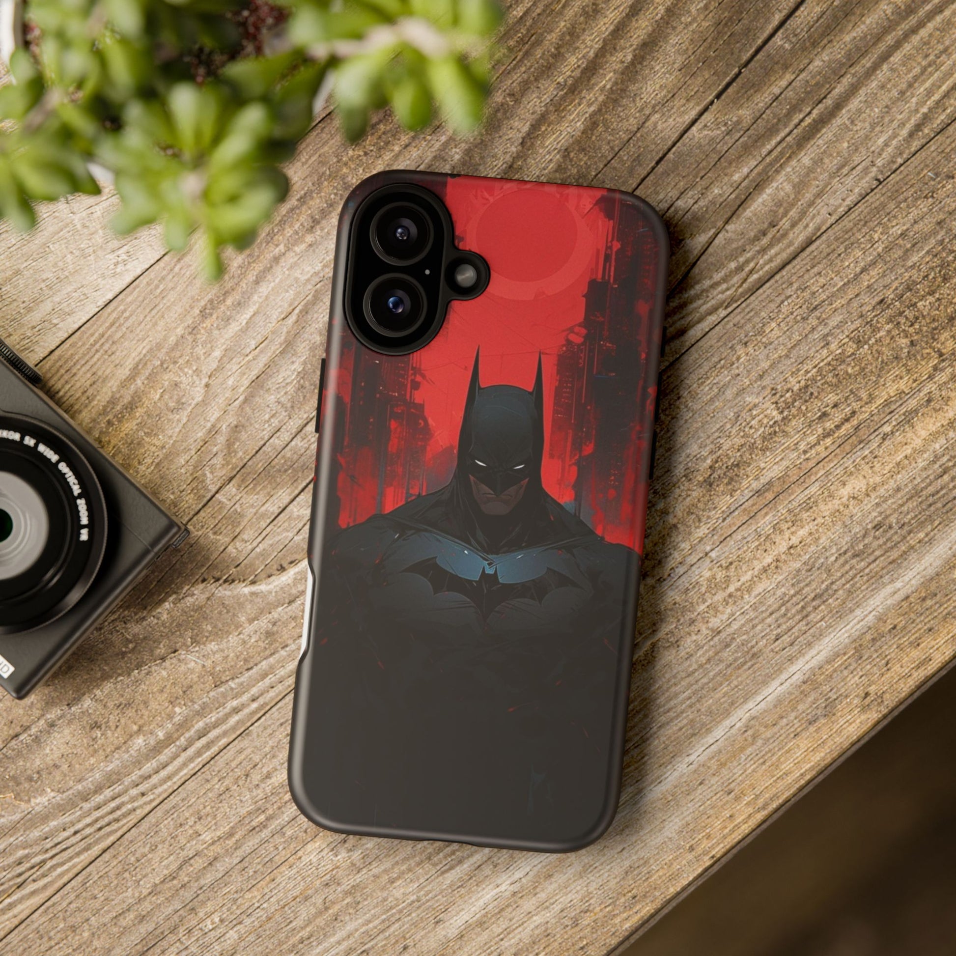 The Dark Knight Batman Tough Cases for iPhones, Samsung, and Pixel