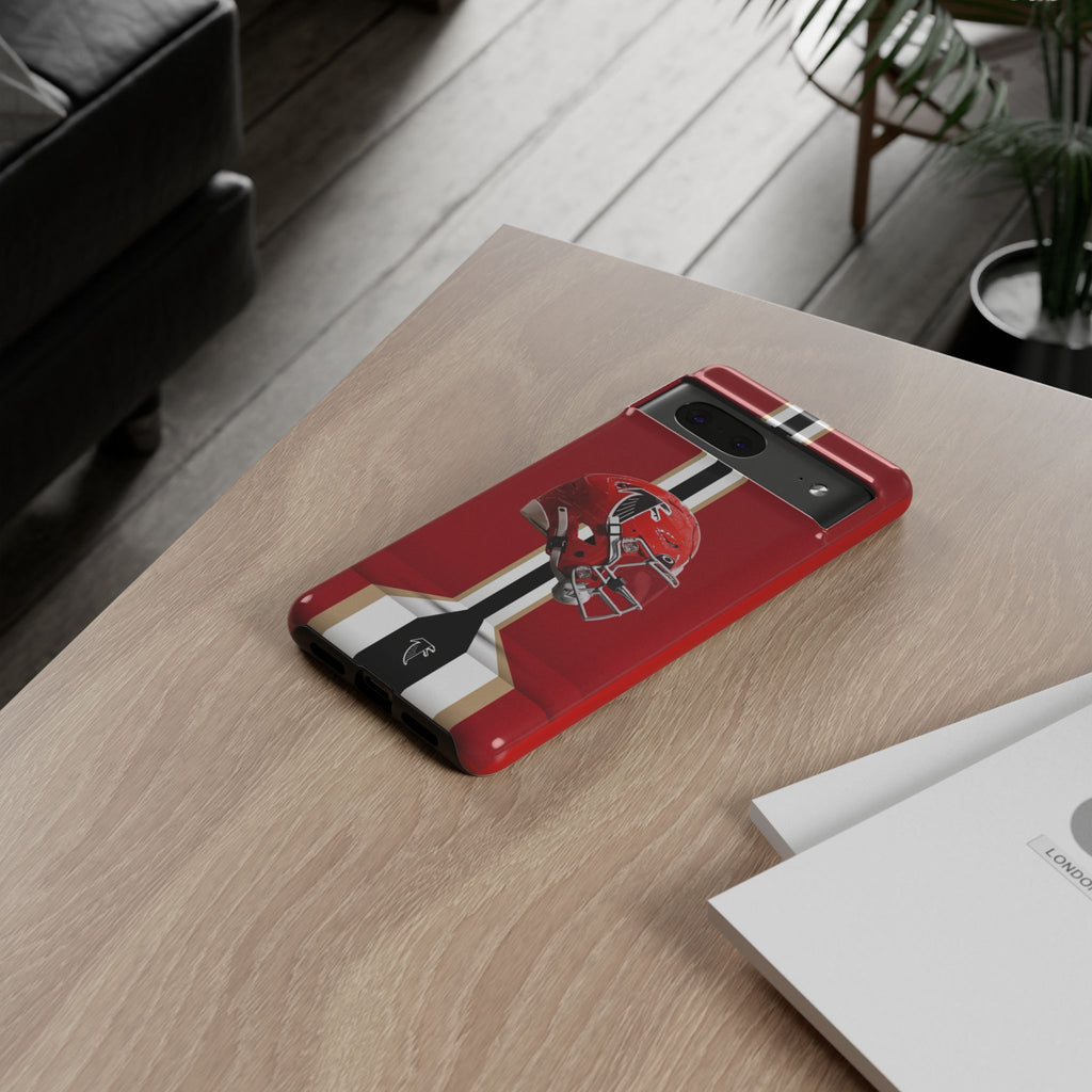 Atlanta Falcons Football Helmet Logo Tough Cases for iPhones, Samsung, and Pixel