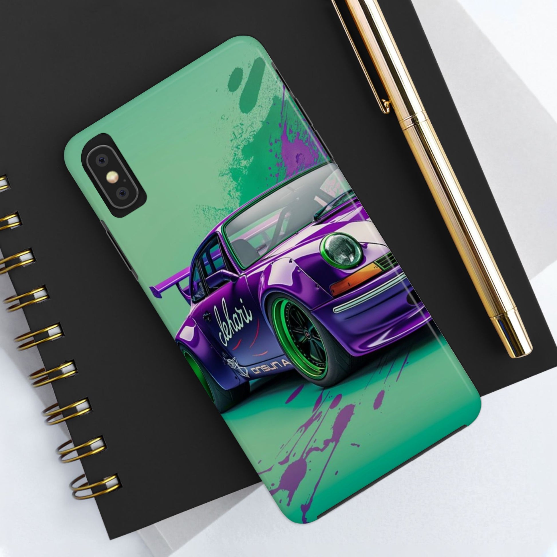 Purple 911 Carerra GT Theme Phone Case for iPhone & Samsung Galaxy Phones