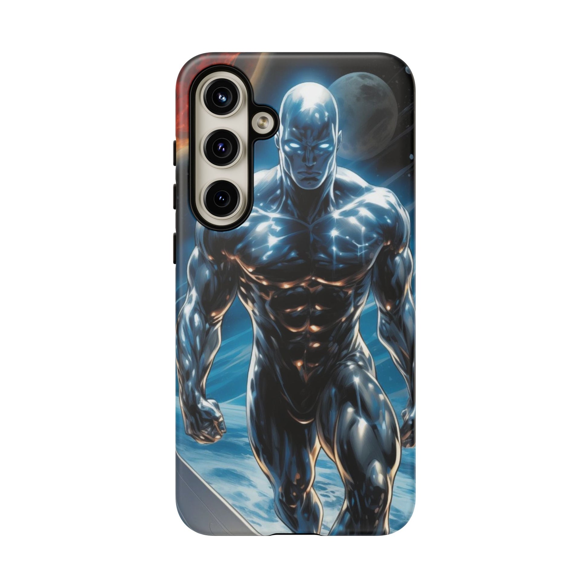 The Silver Surfer Comic Art Phone Case, Tough Cases for iPhones, Samsung, and Pixel