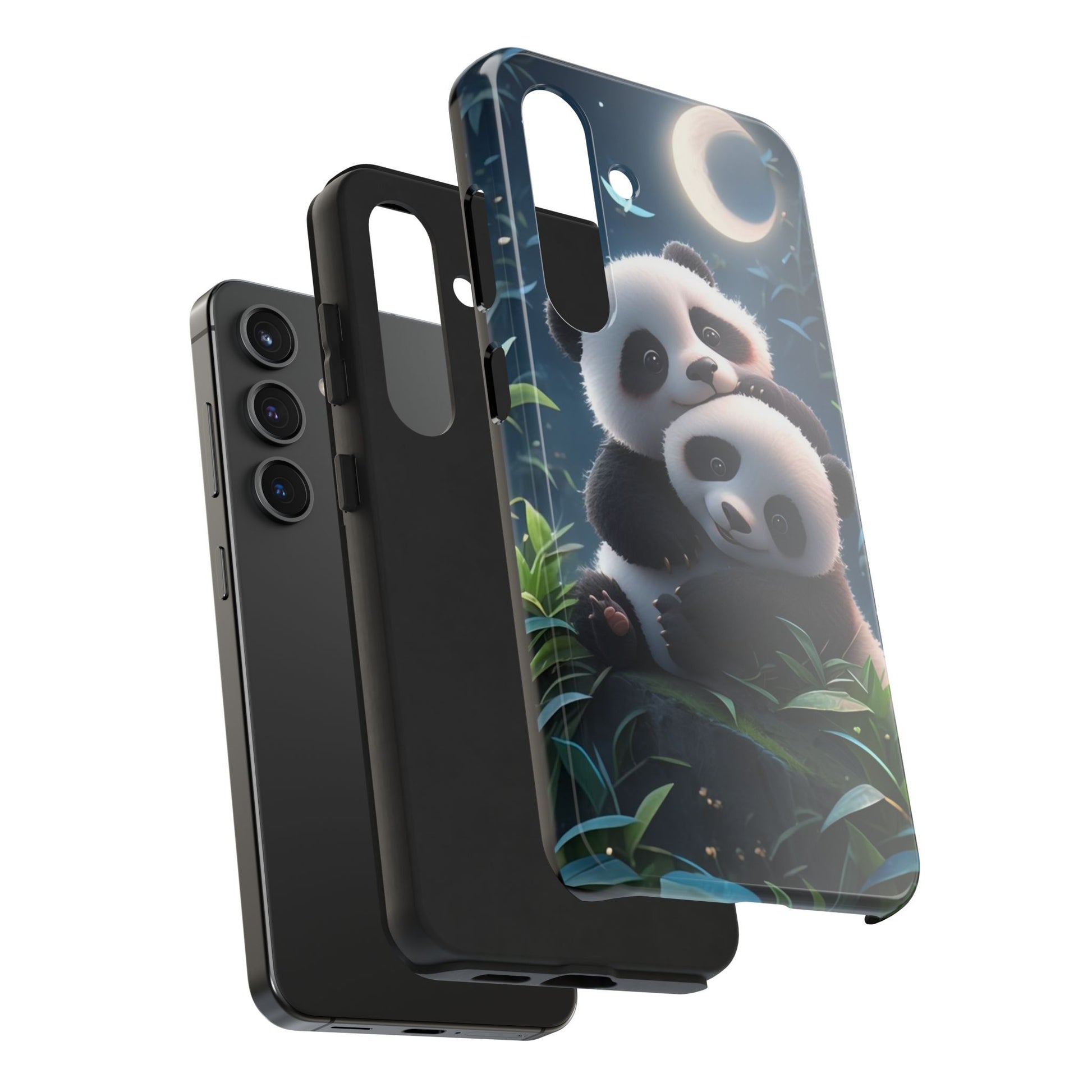 Hugging Pandas Theme Phone Cases for iPhones & Samsung Phones
