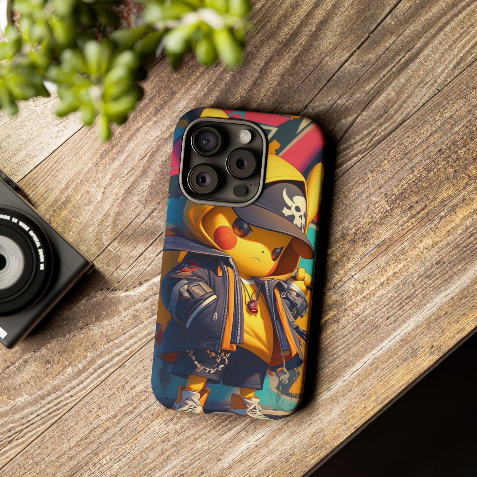 Cute Poke Bear Phone Case, Tough Cases for iPhones, Samsung, and Pixel