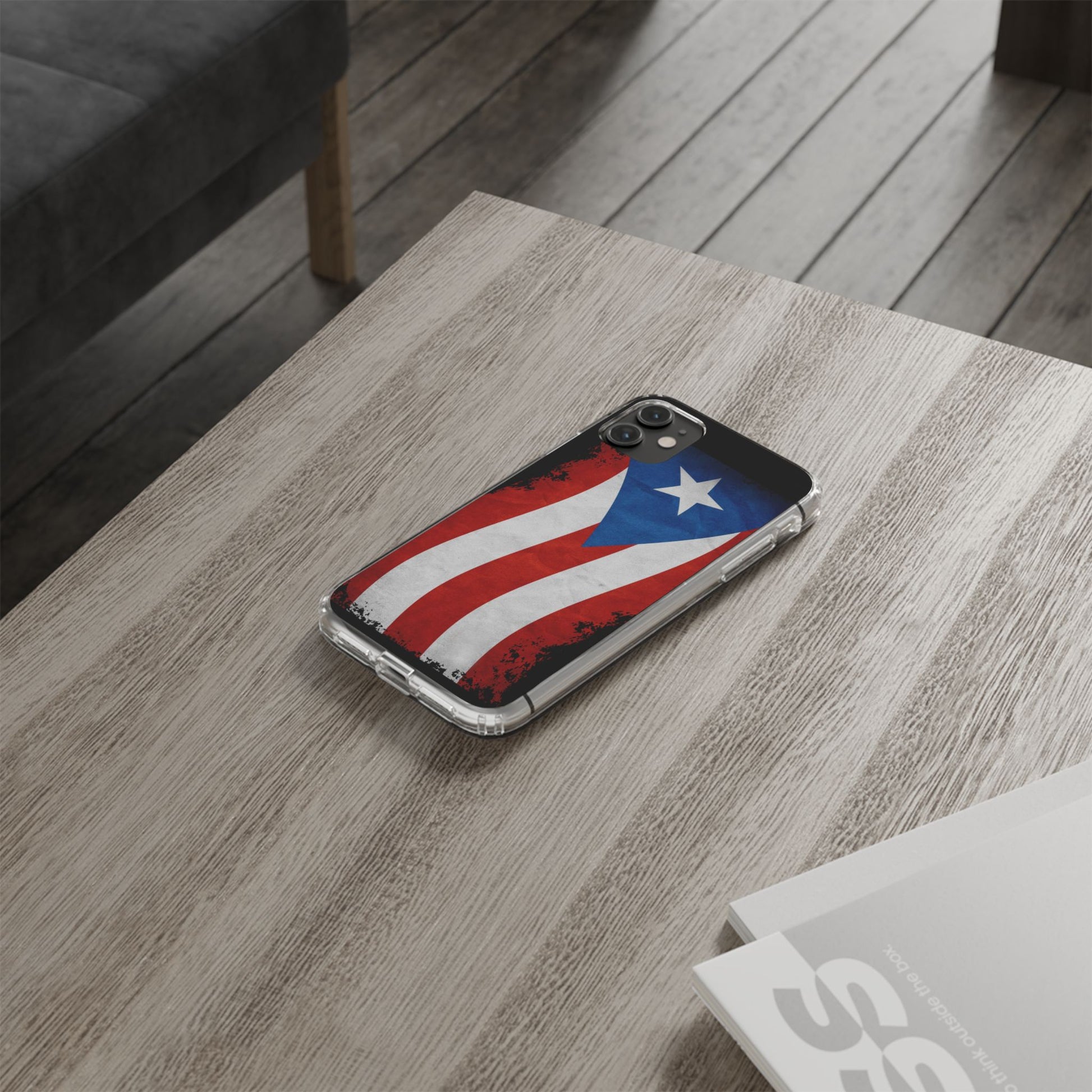 Puerto Rican Flag Art Inspired Iphone and Samsung Protective case