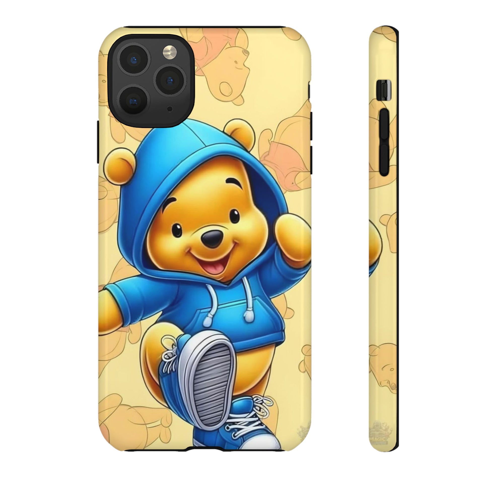 Cute Pooh Bear Phone Case, Tough Case