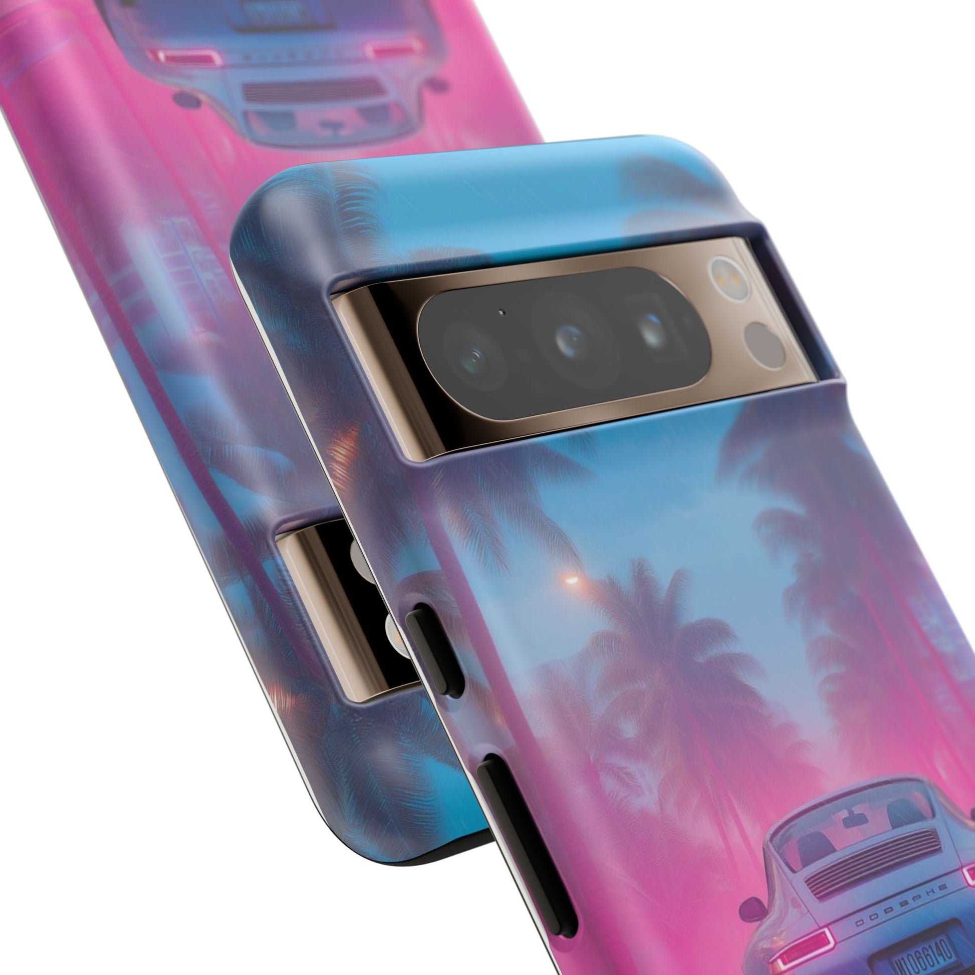 Miami Vice Porsche Phone Case for iPhone, Samsung Galaxy, & Pixel Phones