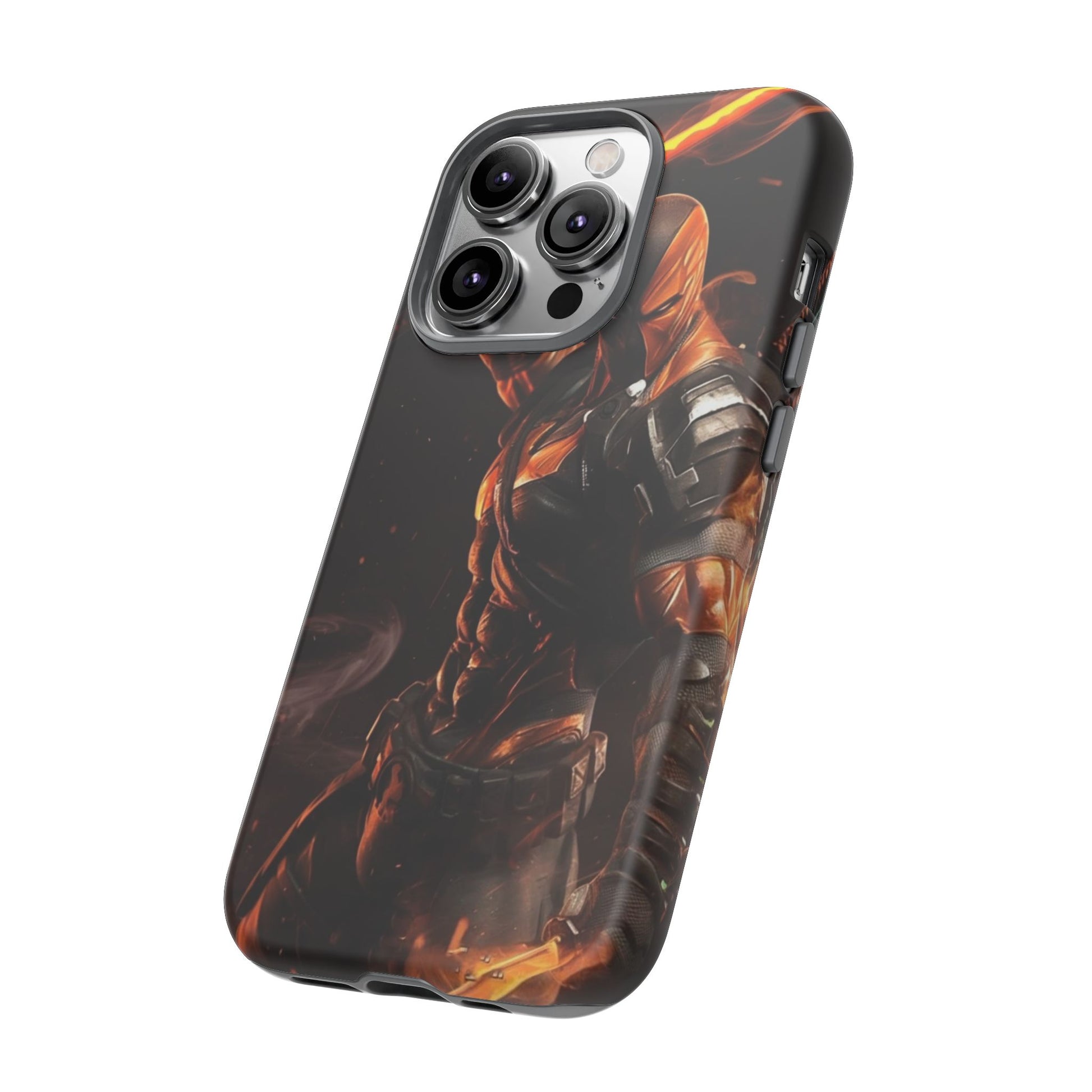 DC Comics Death Stroke Tough Cases for iPhones, Samsung, and Pixel