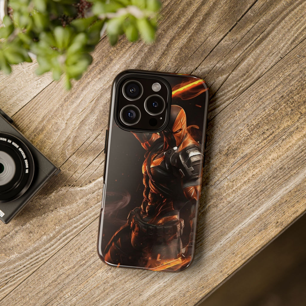 DC Comics Death Stroke Tough Cases for iPhones, Samsung, and Pixel