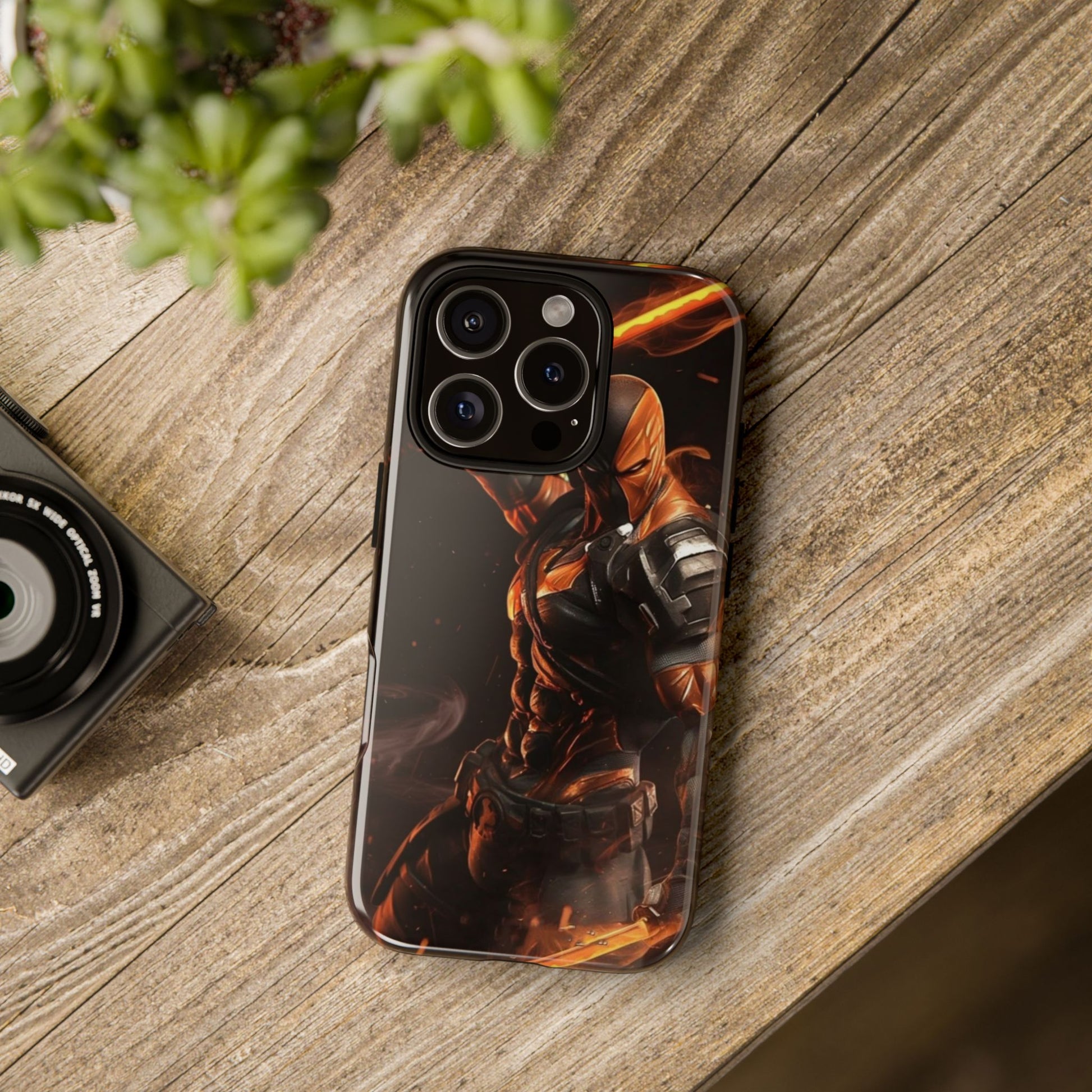 DC Comics Death Stroke Tough Cases for iPhones, Samsung, and Pixel
