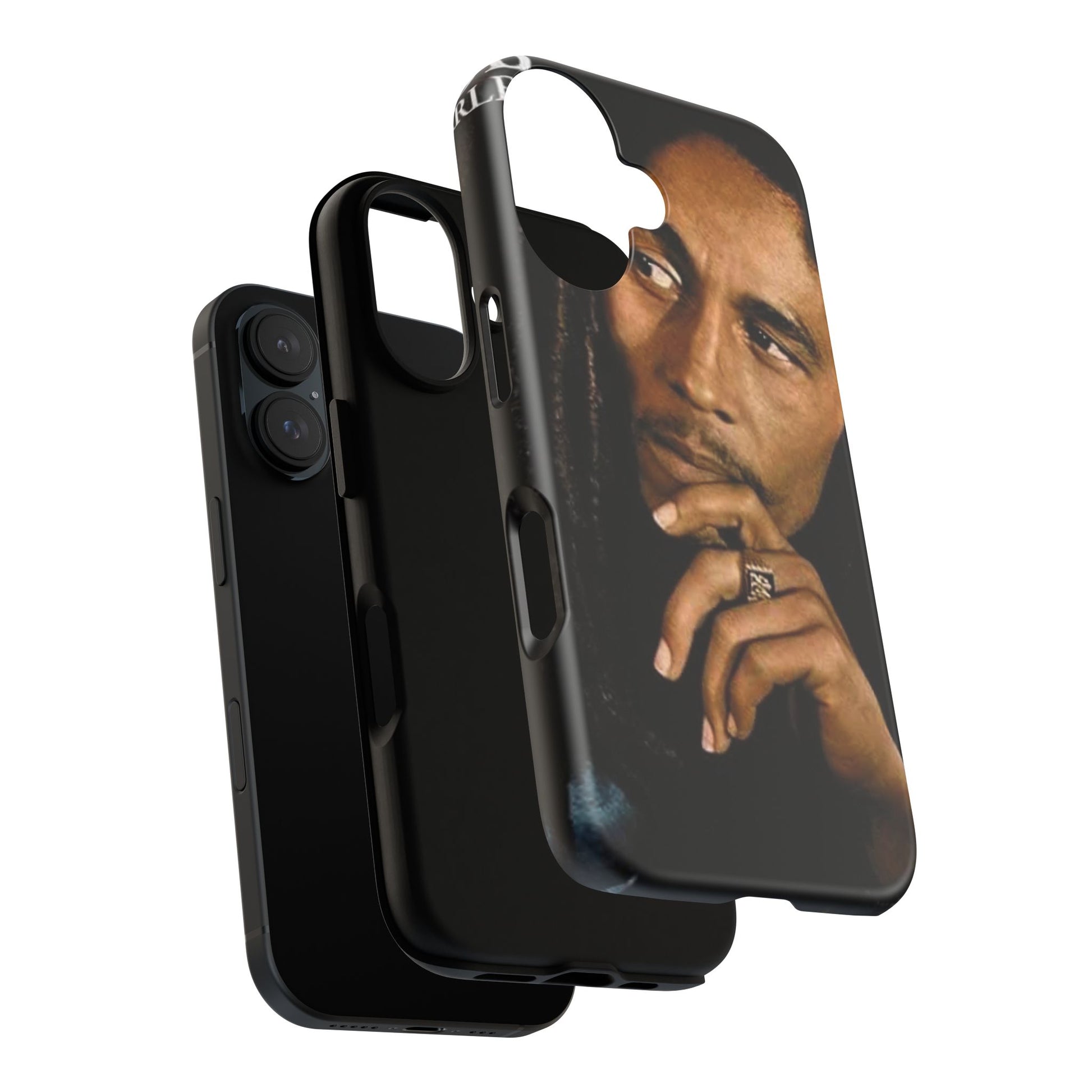 Marley Reggae Tough Cases for iPhones, Samsung, and Pixel