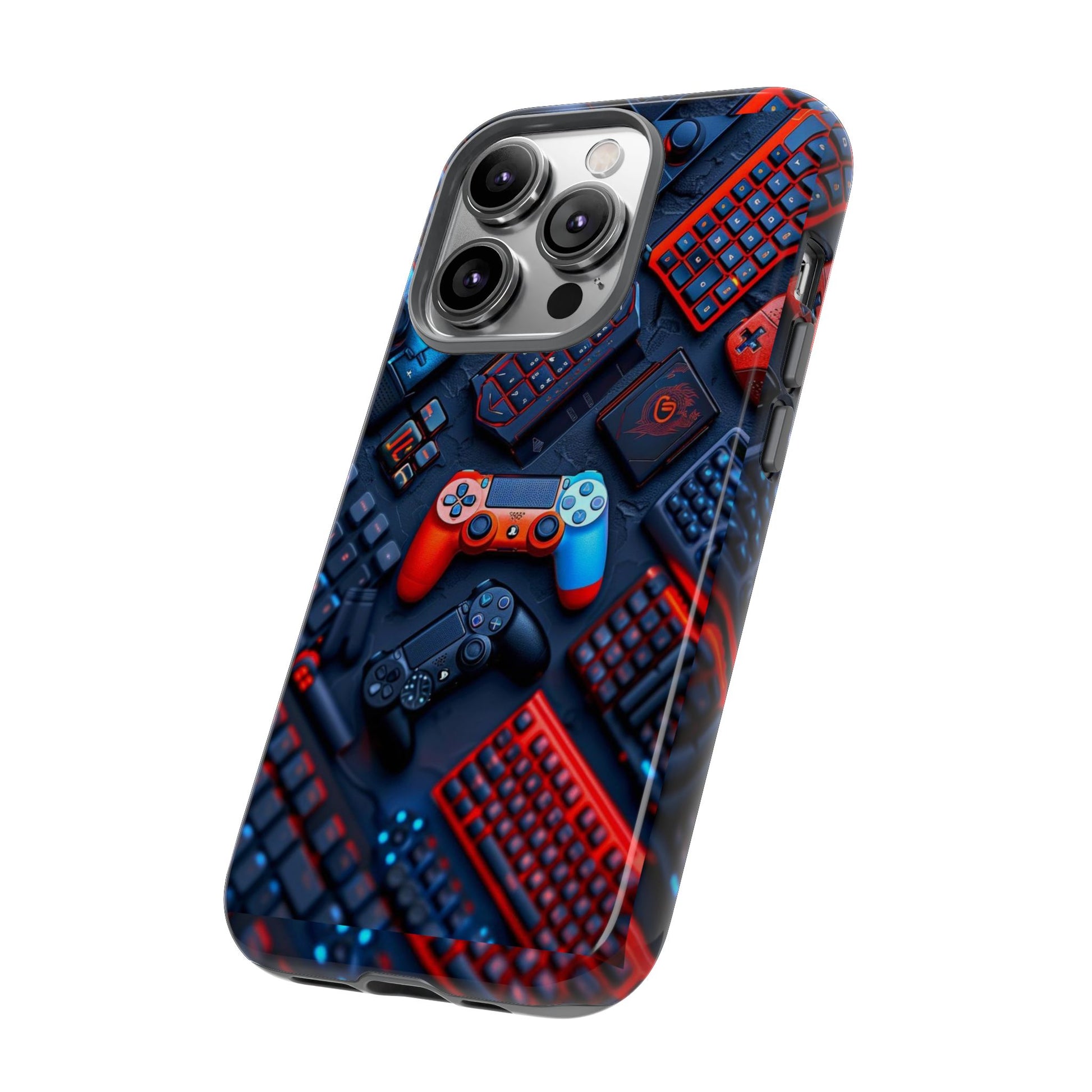Gamer Themed Controllers Tough Cases for iPhones, Samsung, and Pixel