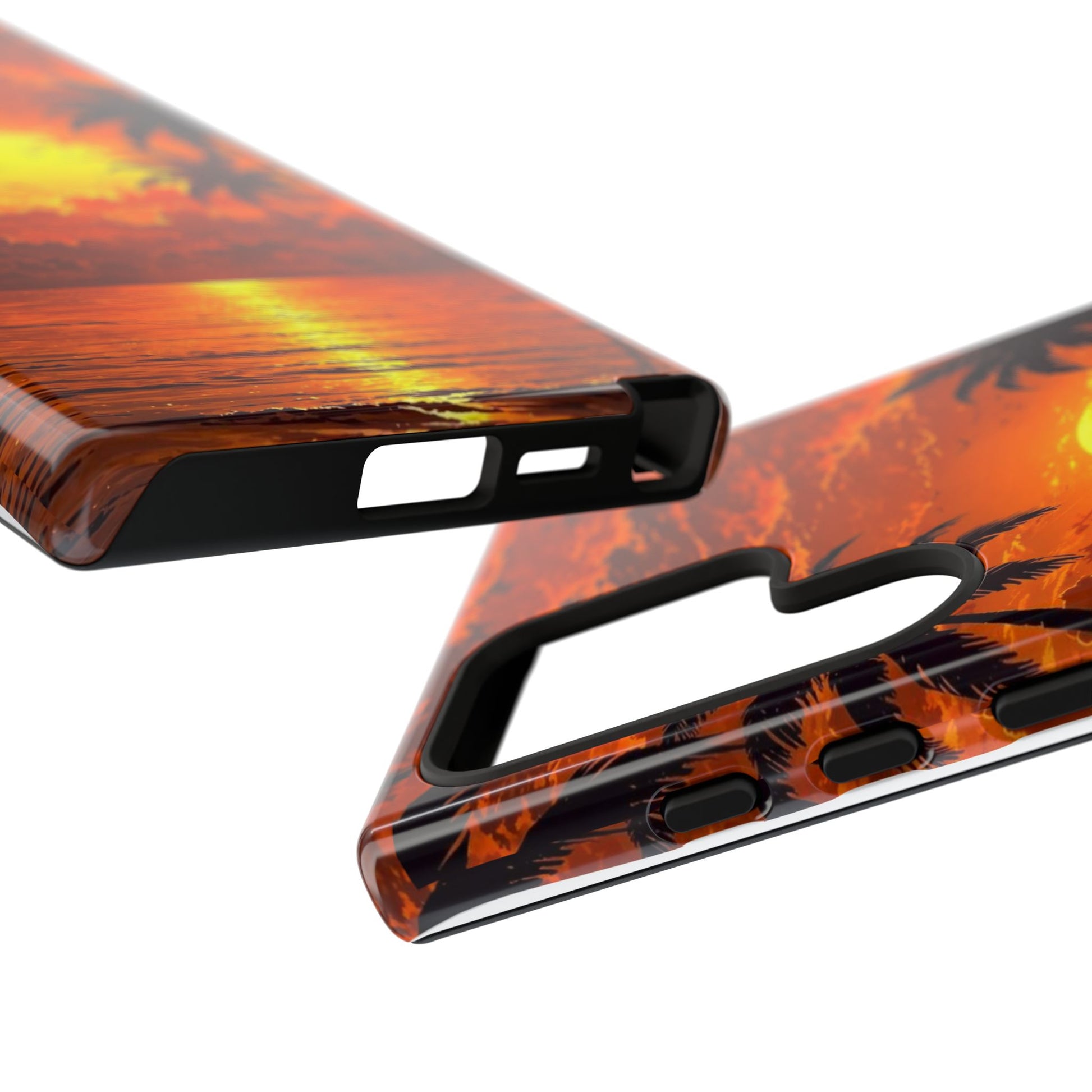 Beautiful Beach Sunset Tough Cases for iPhones, Samsung, and Pixel