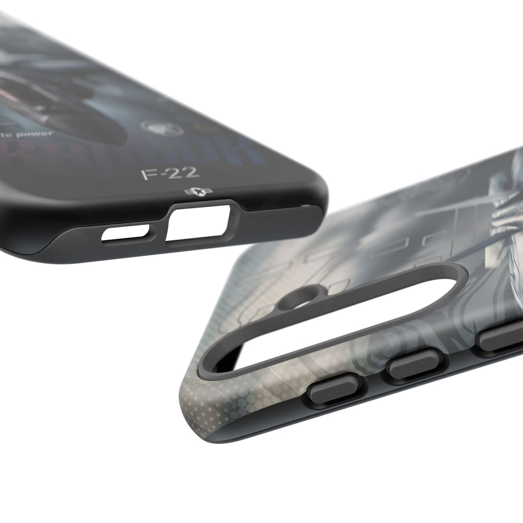 F-22 Raptor Fighter Jet Tough Cases for iPhones, Samsung, and Pixel