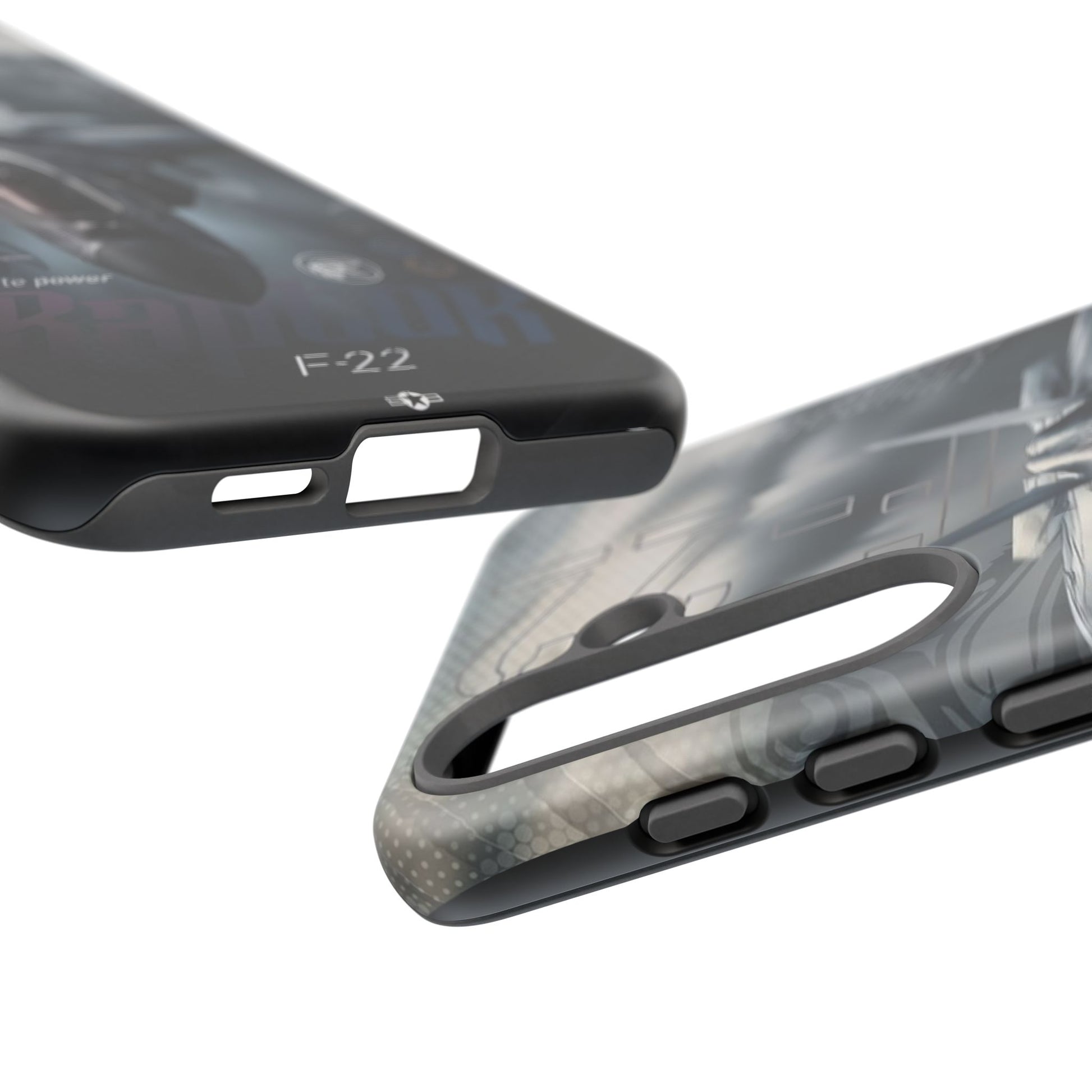 F-22 Raptor Fighter Jet Tough Cases for iPhones, Samsung, and Pixel
