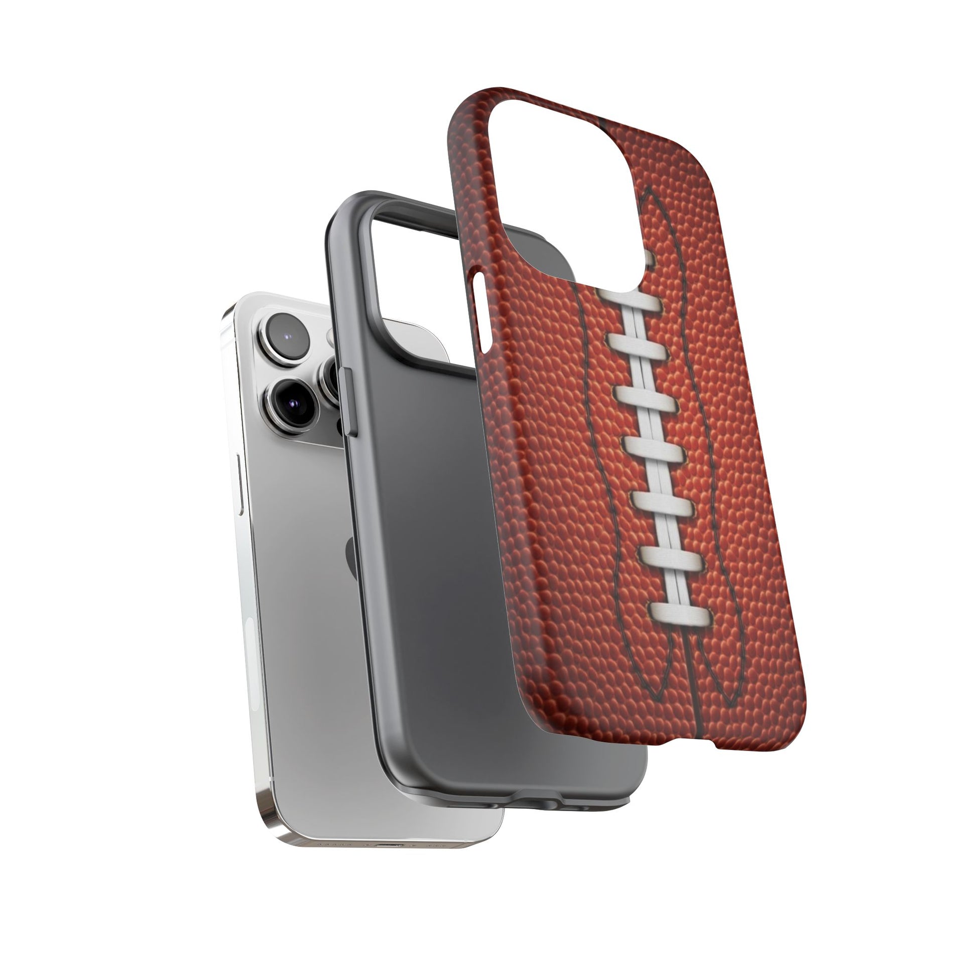 Football Pigskin Print Tough Cases for iPhones, Samsung, and Pixel