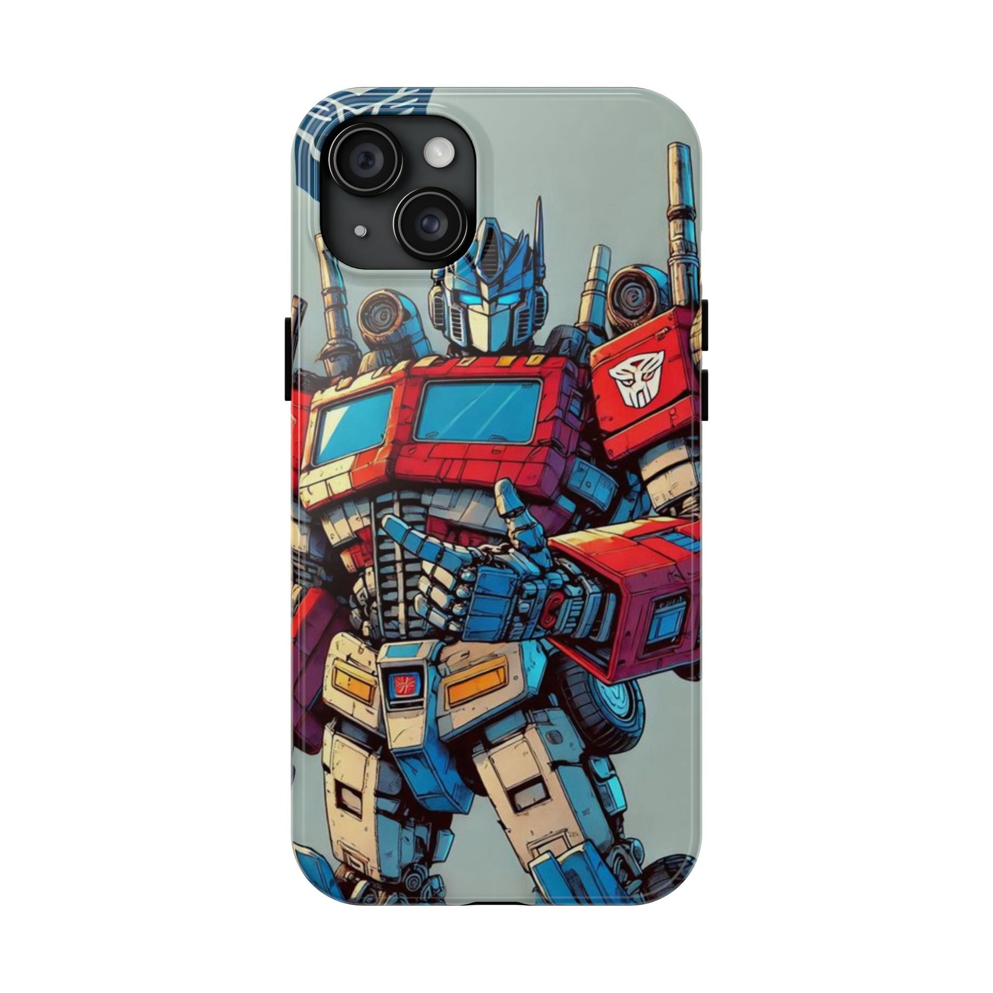 Transformer Optimus Theme Phone Cases for Iphones & Samsung Phones