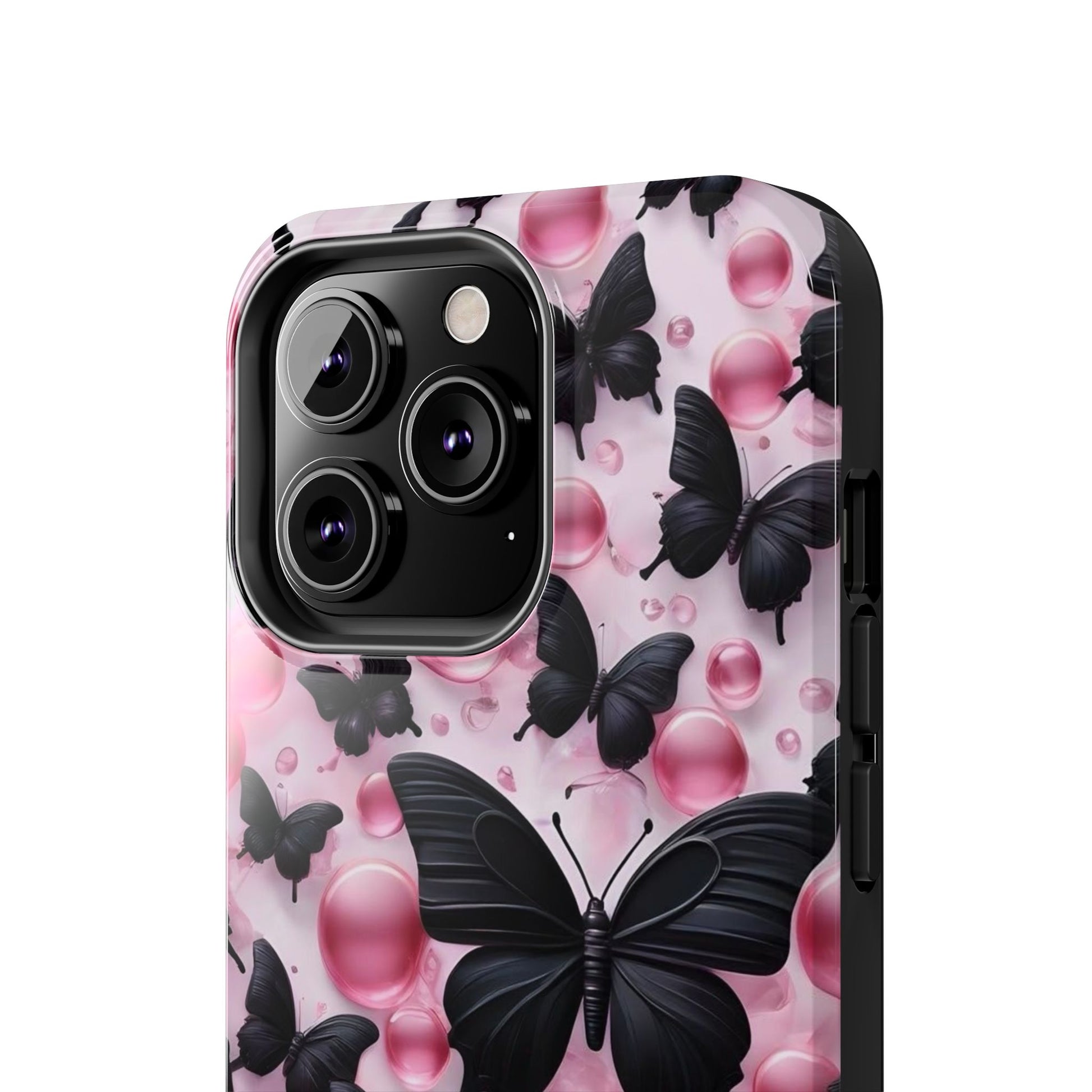 Pearls and Butterflies Theme Phone Cases for iPhones & Samsung Phones