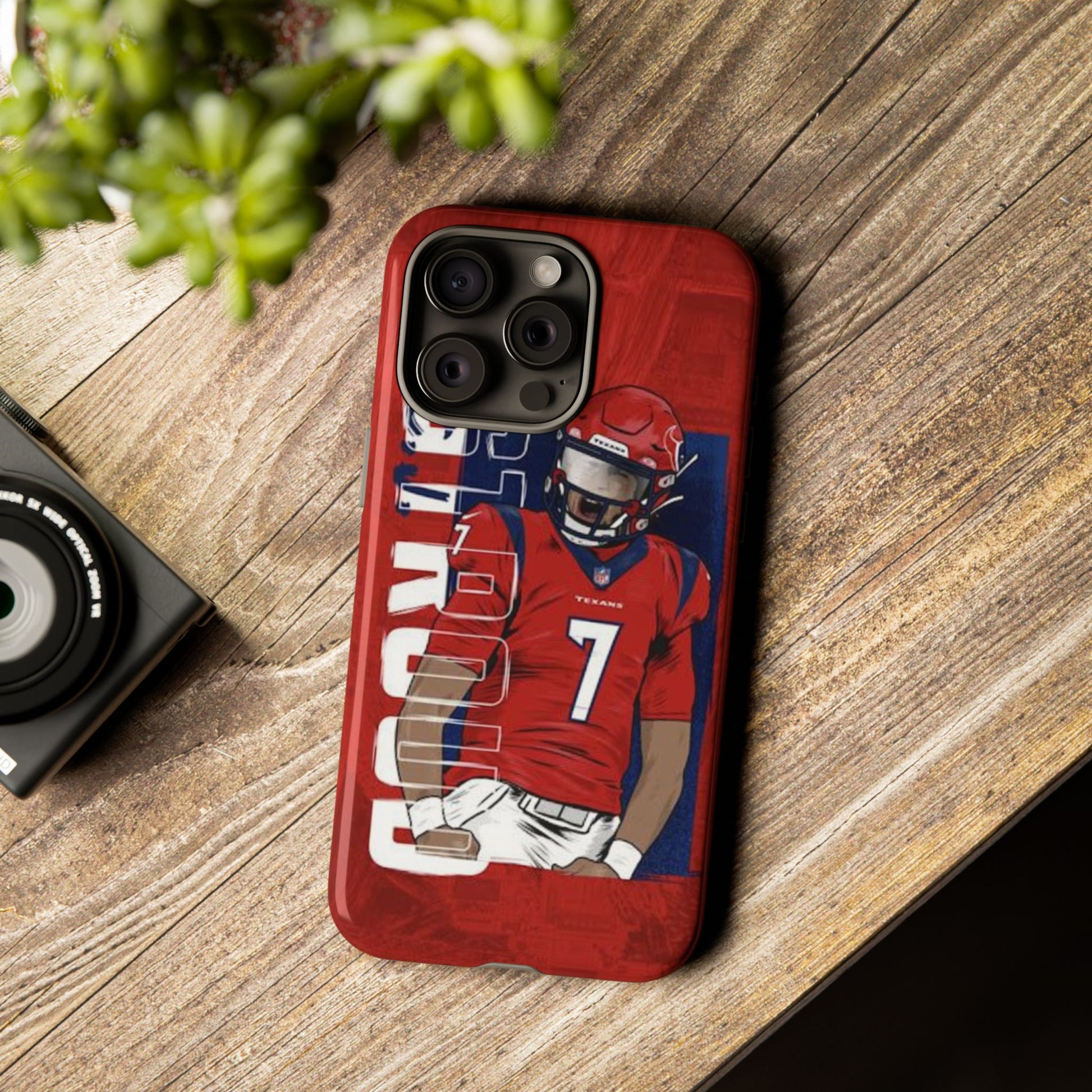 Houston Texans Football CJ Stroud Tough Cases for iPhones, Samsung, and Pixel
