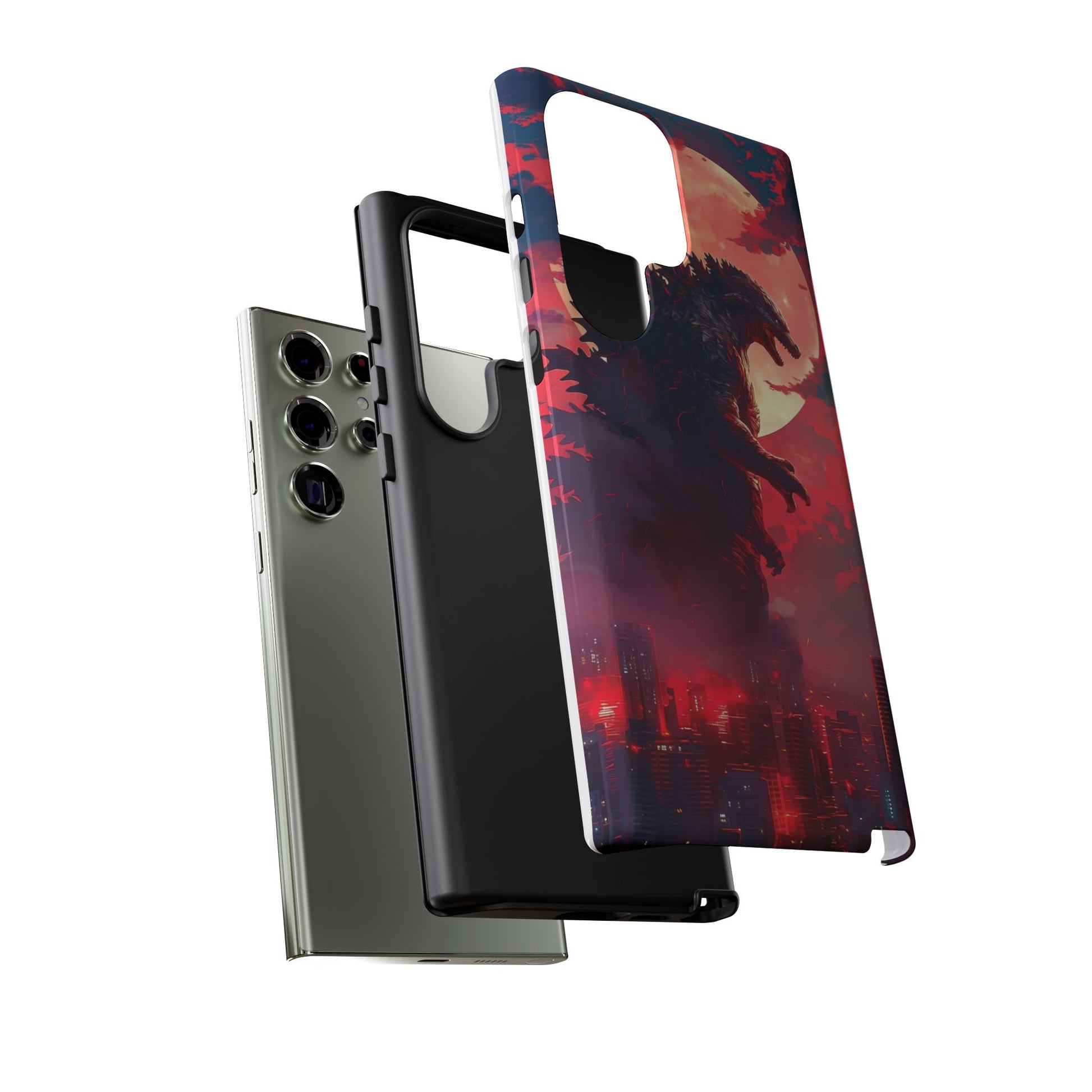 King of Monsters Godzilla Tough Phone Cases for iPhones, Samsung, and Pixel