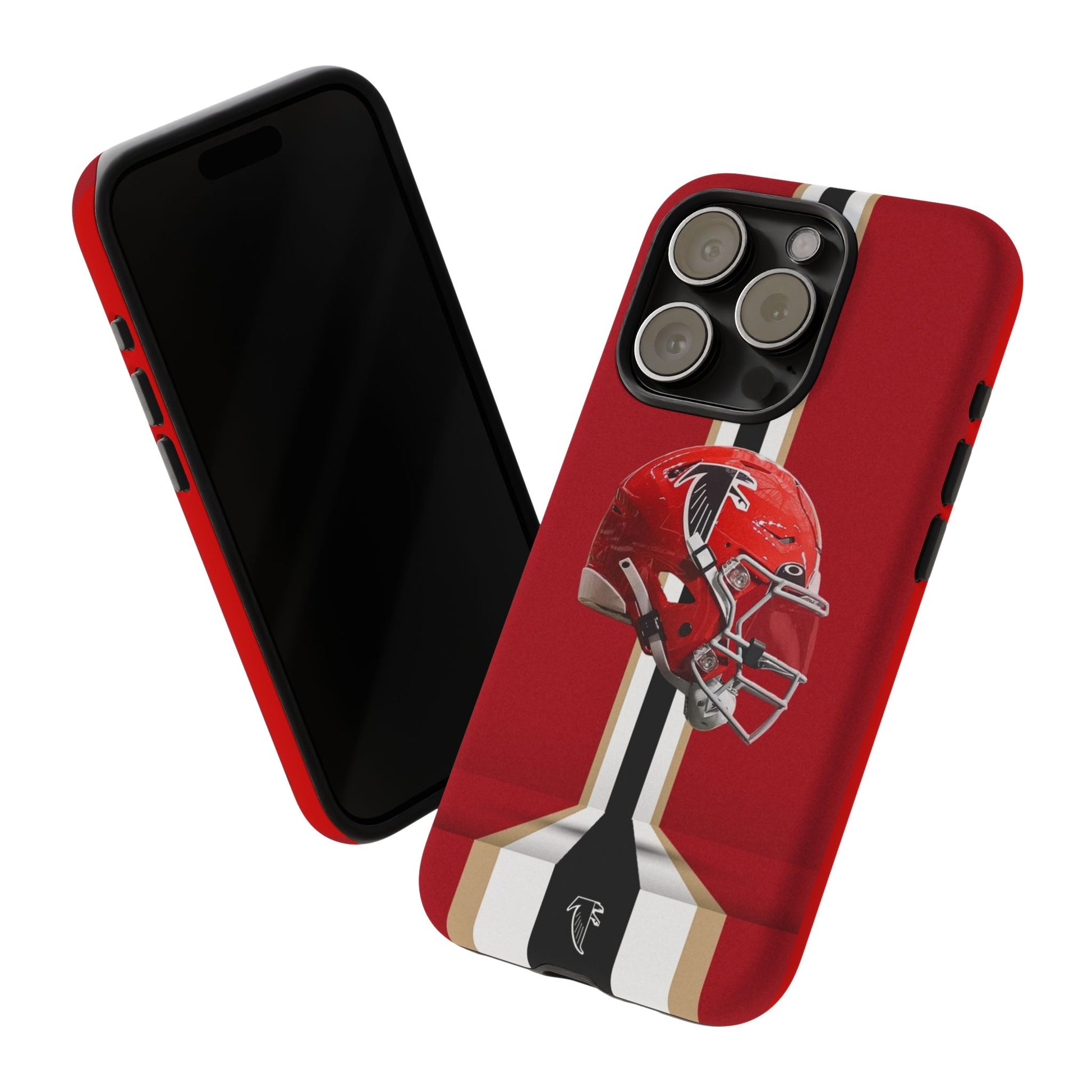 Atlanta Falcons Football Helmet Logo Tough Cases for iPhones, Samsung, and Pixel