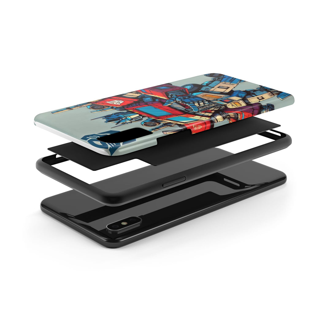 Transformer Optimus Theme Phone Cases for Iphones & Samsung Phones