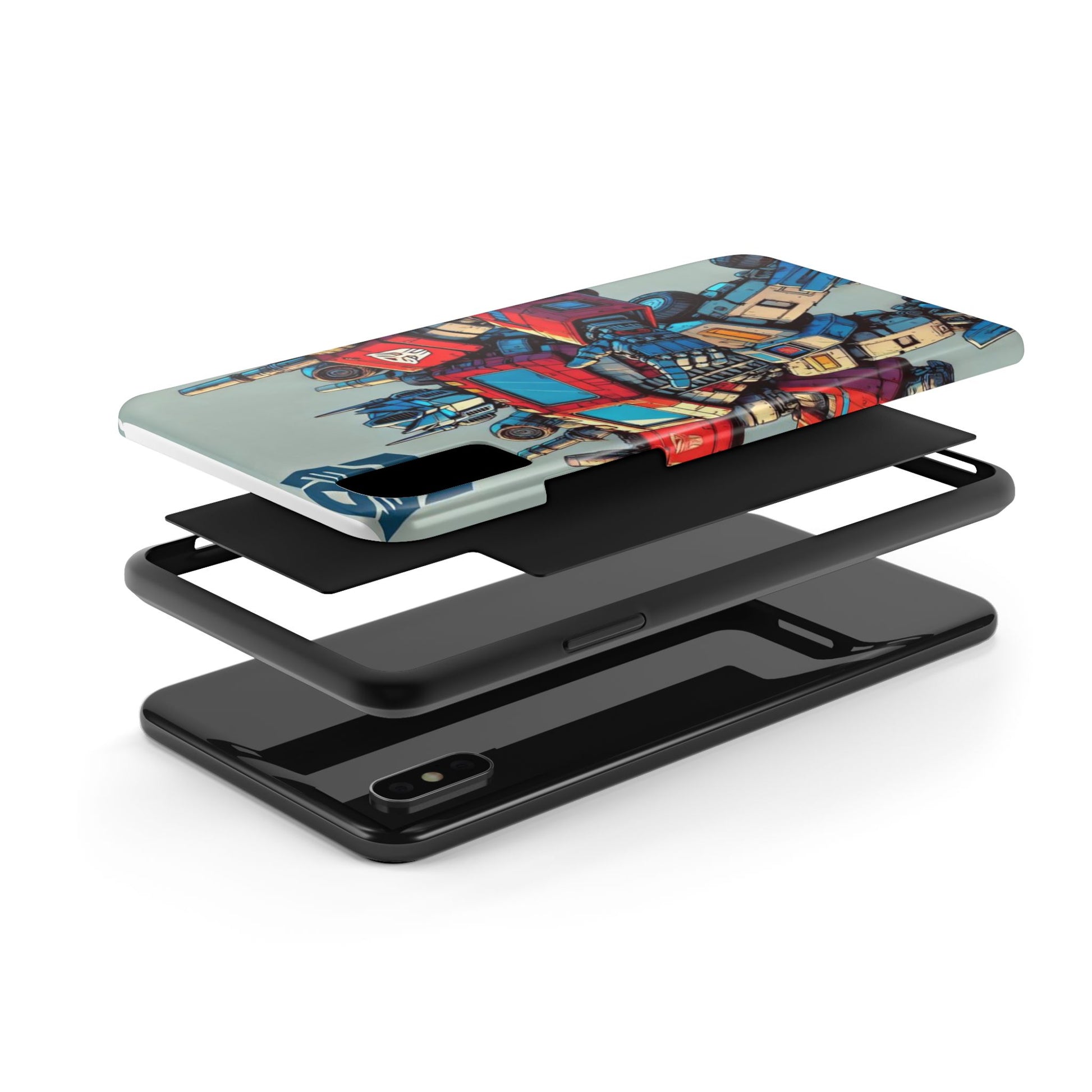 Transformer Optimus Theme Phone Cases for Iphones & Samsung Phones