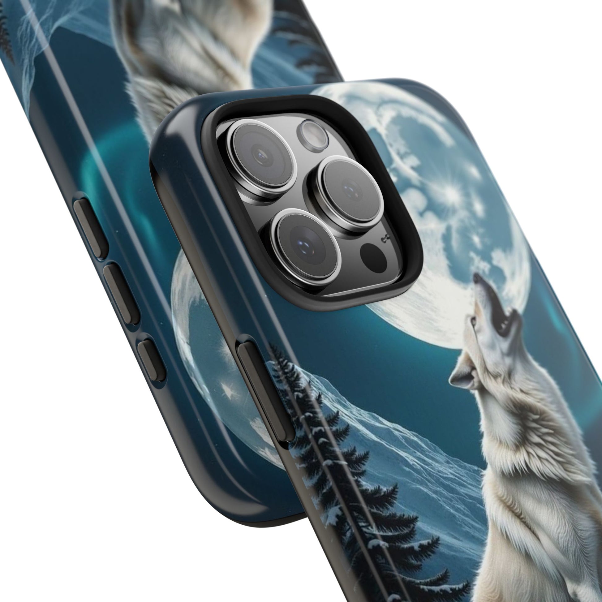 Howling Wolf Theme Phone Cases for iPhones & Samsung Phones