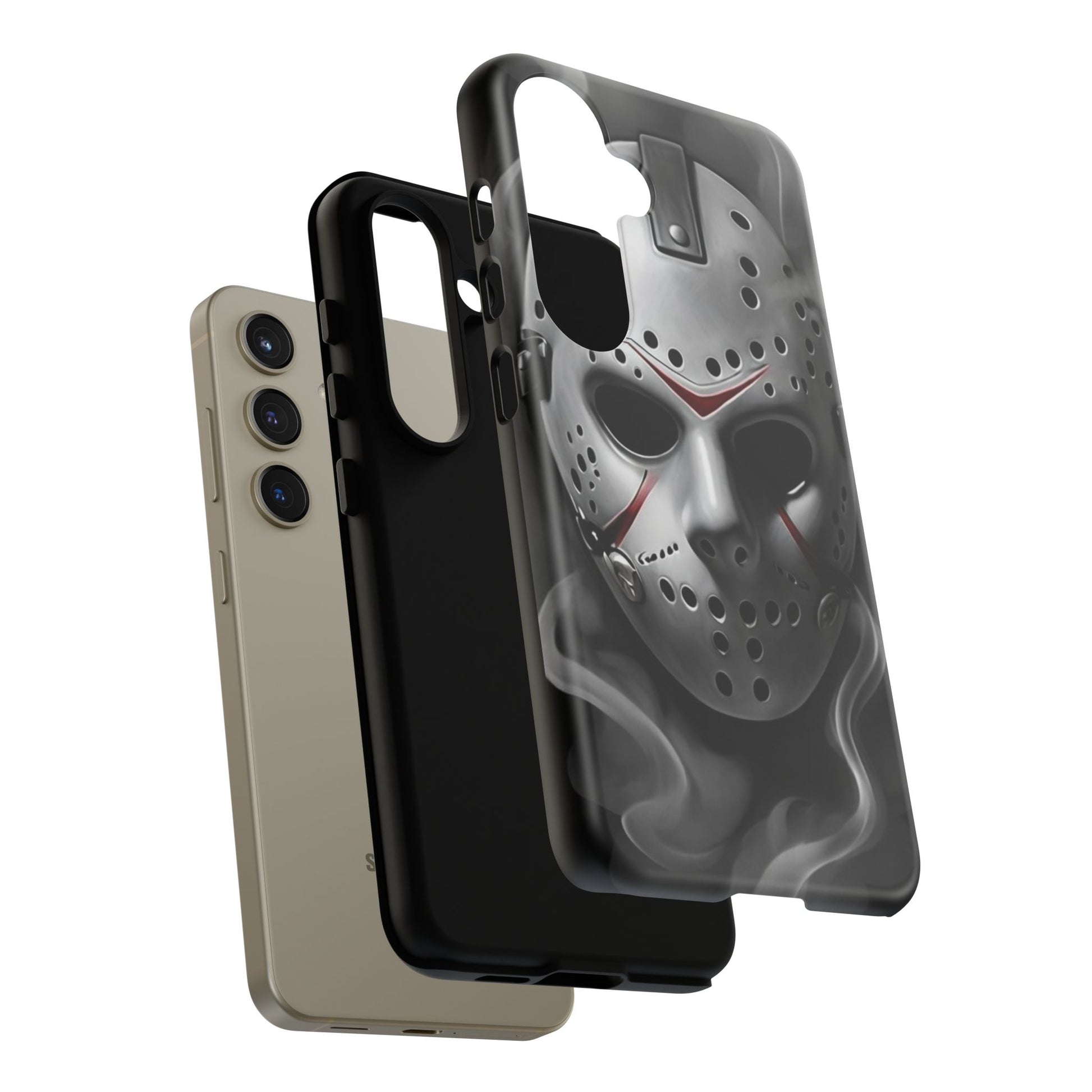 Friday the 13th Jason's Mask Tough Cases for iPhones, Samsung, and Pixel