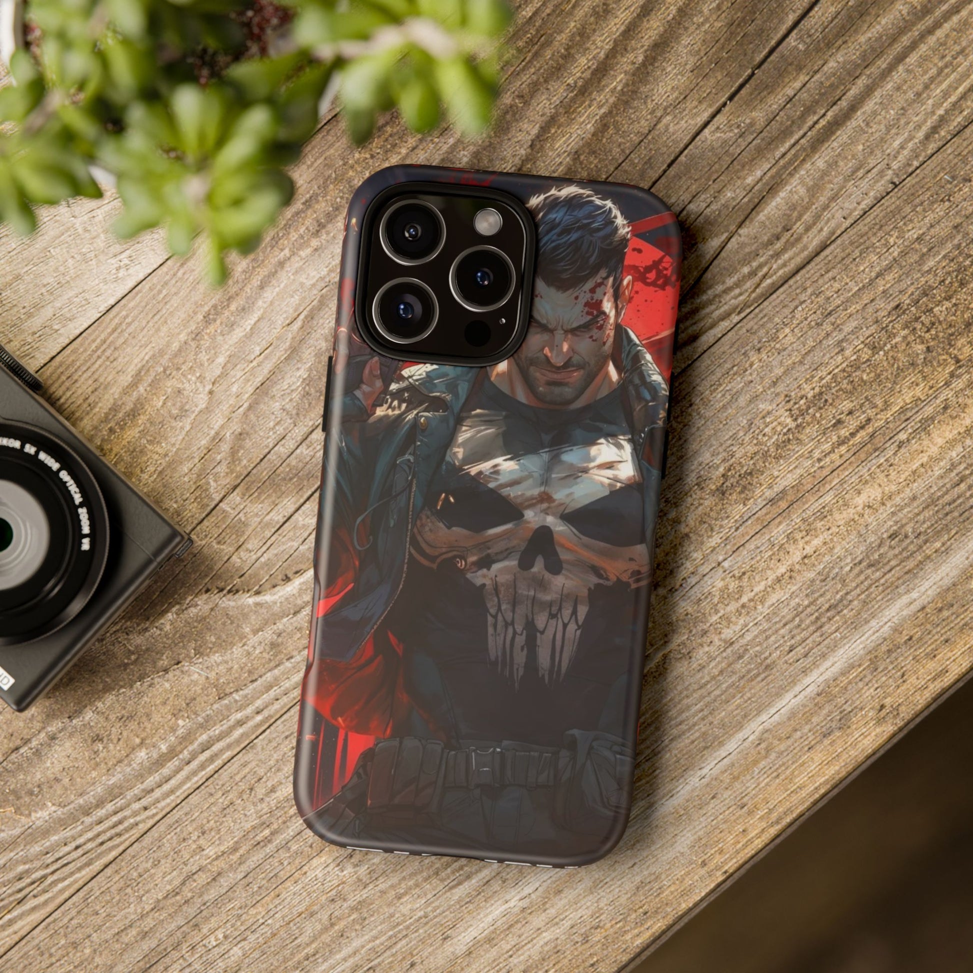 Punisher Tough Cases for iPhones, Samsung, and Pixel