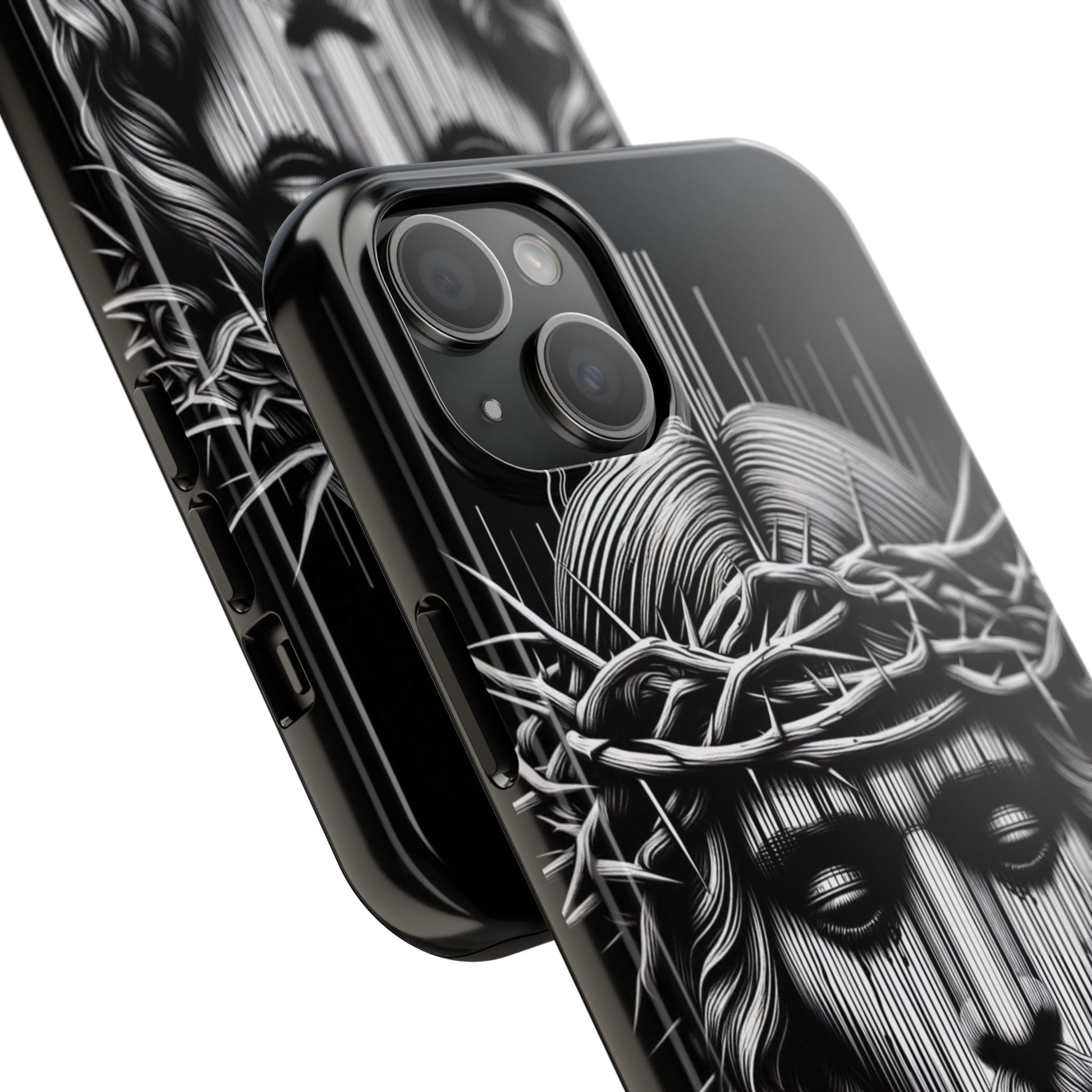 Jesus The King Crown Christian Phone Cases for iPhones & Samsung Phones