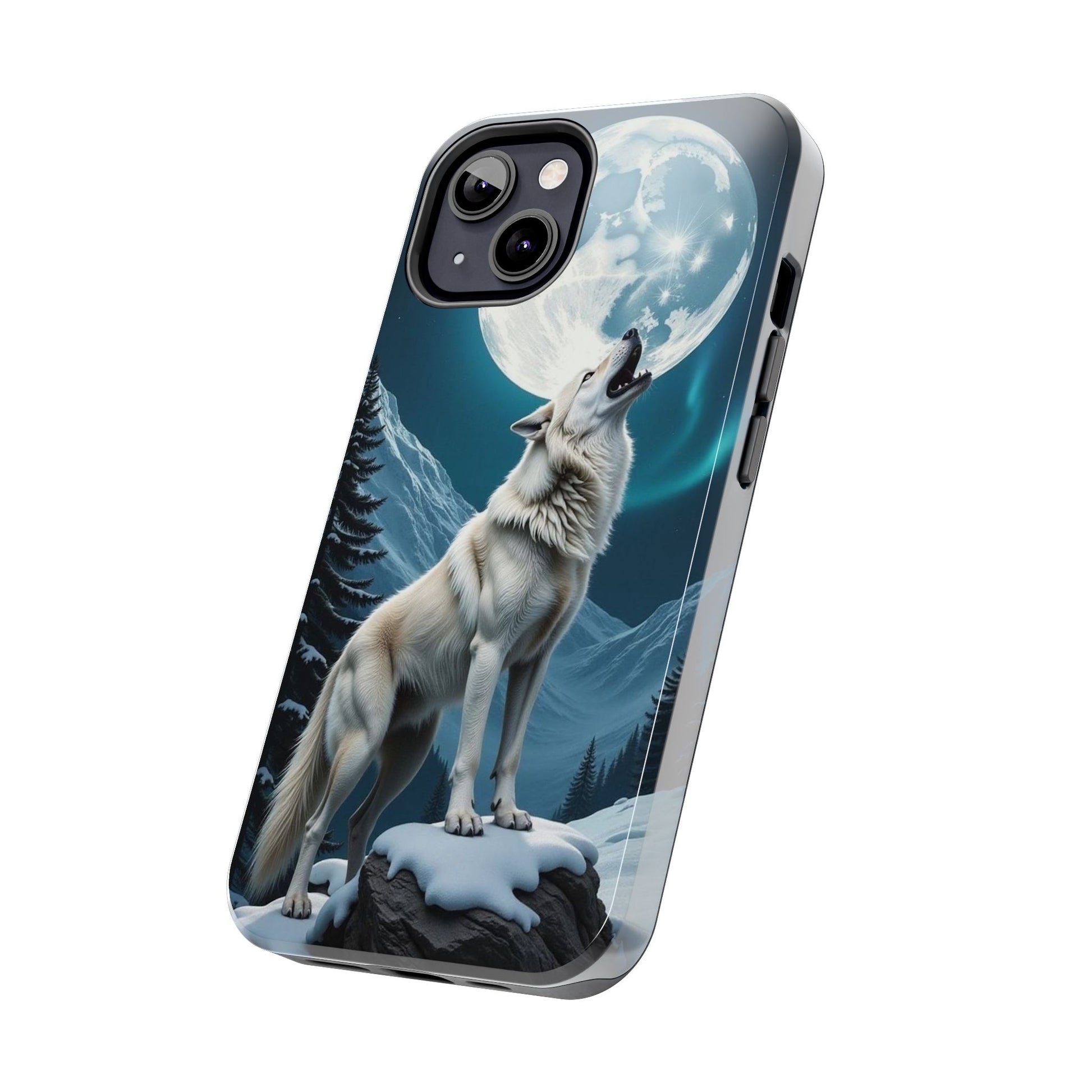 Howling Wolf Theme Phone Cases for iPhones & Samsung Phones