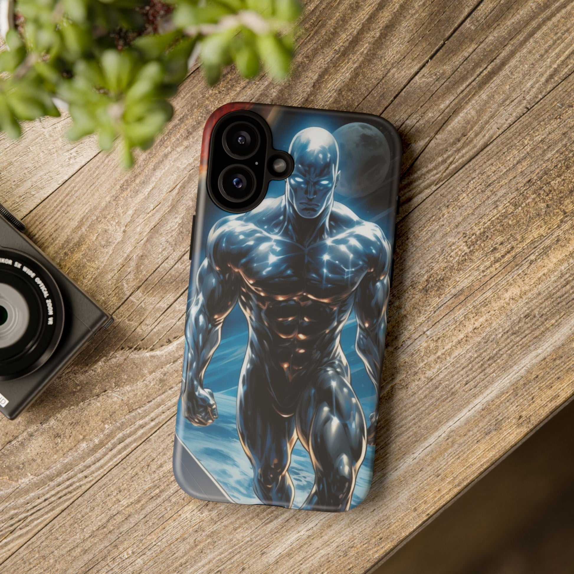 The Silver Surfer Comic Art Phone Case, Tough Cases for iPhones, Samsung, and Pixel