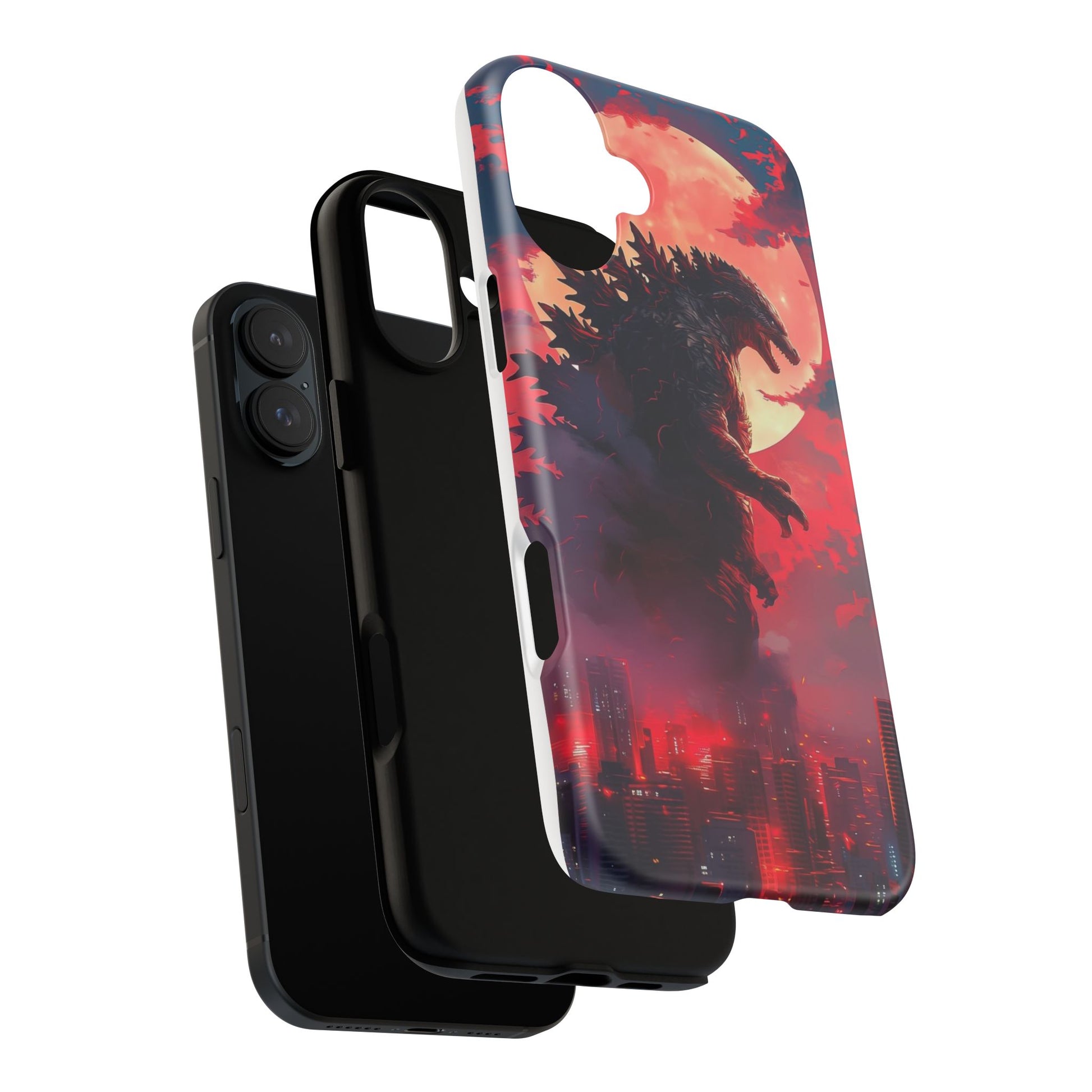 King of Monsters Godzilla Tough Phone Cases for iPhones, Samsung, and Pixel