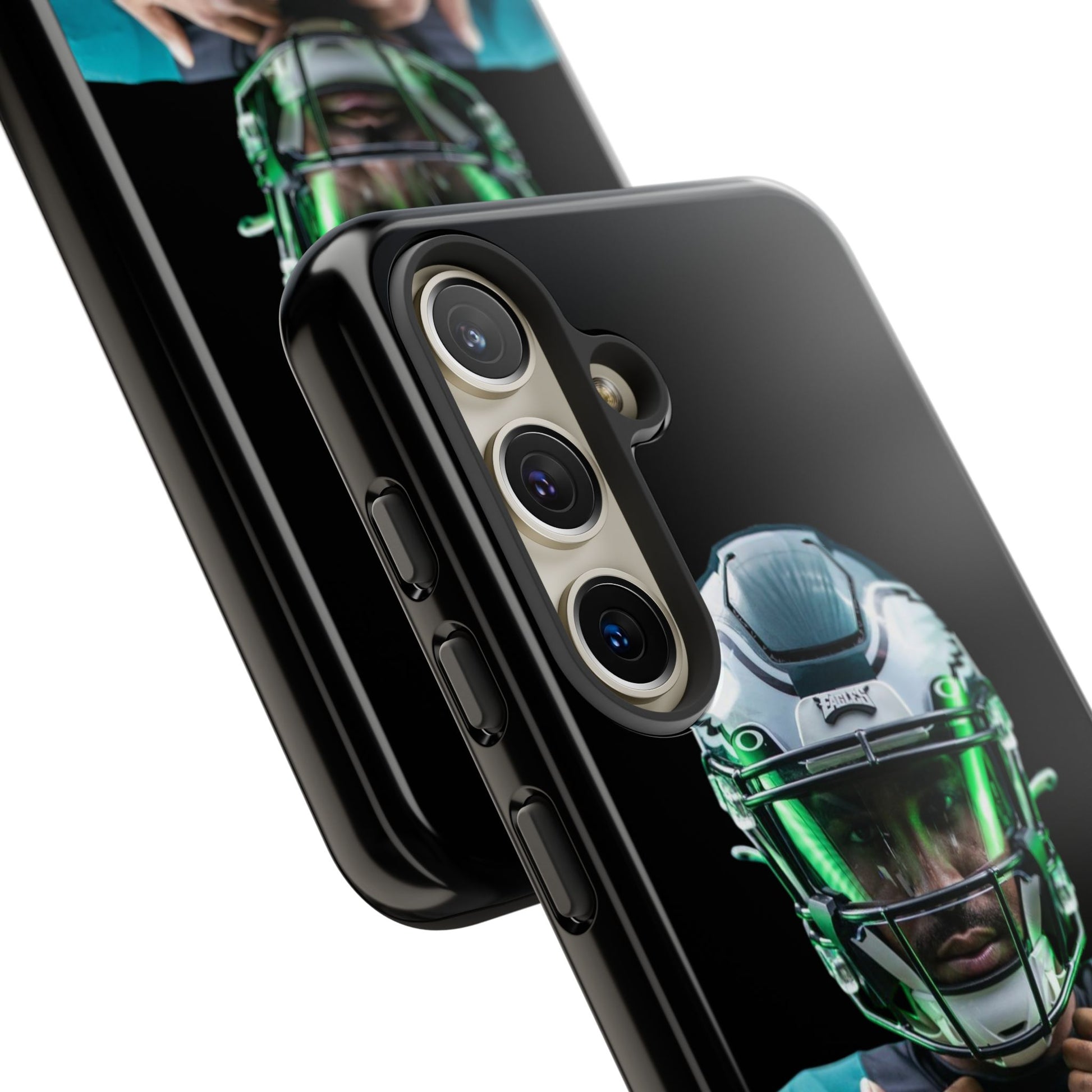 Eagles Football Jalen Hurts Tough Cases for iPhones, Samsung, and Pixel
