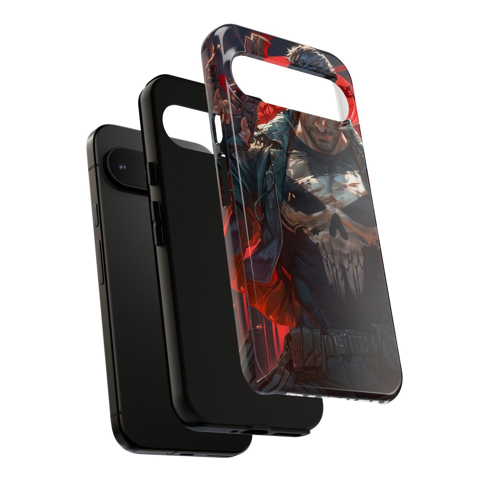 Punisher Tough Cases for iPhones, Samsung, and Pixel