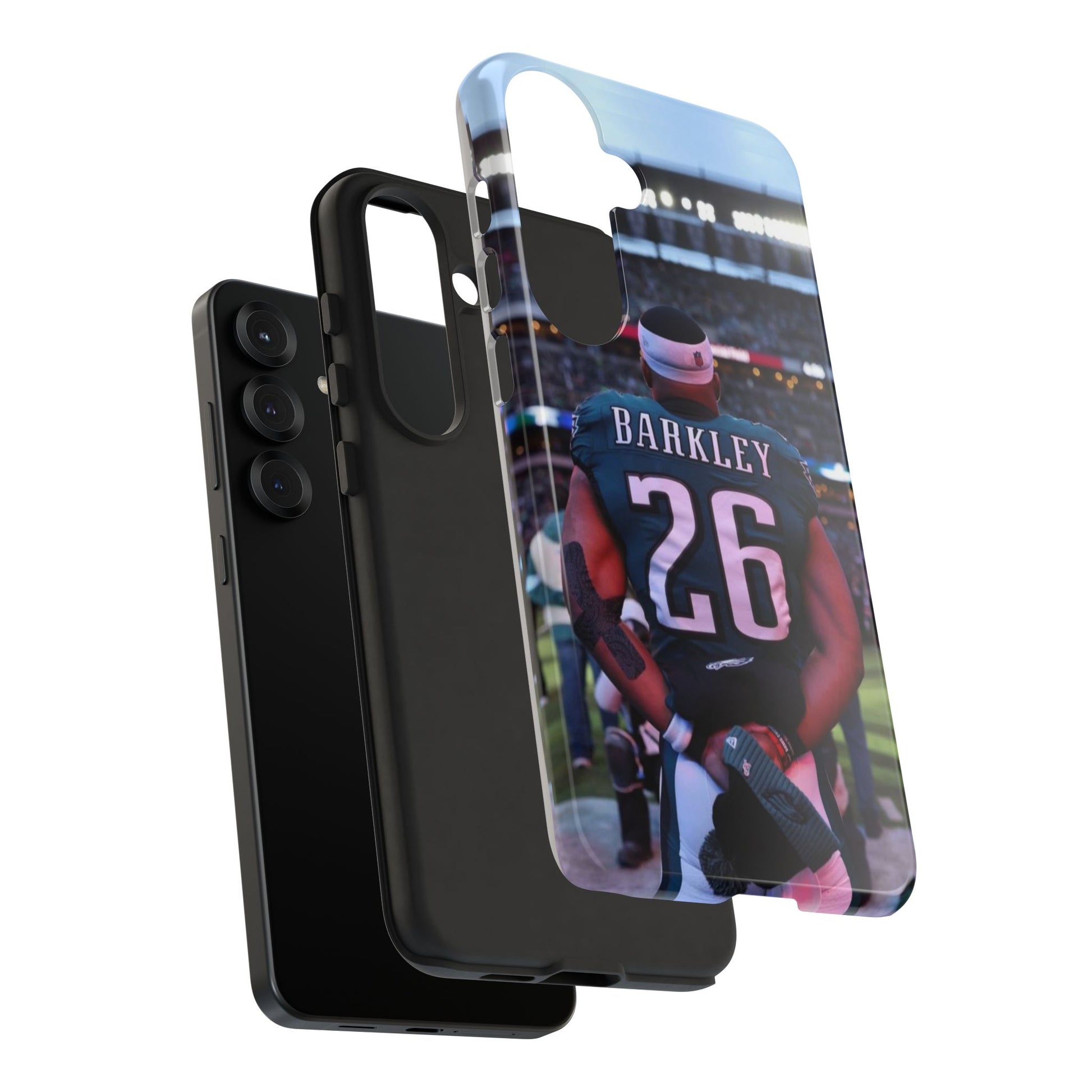 Eagles Football Saquon Barkley Tough Cases for iPhones, Samsung, and Pixel