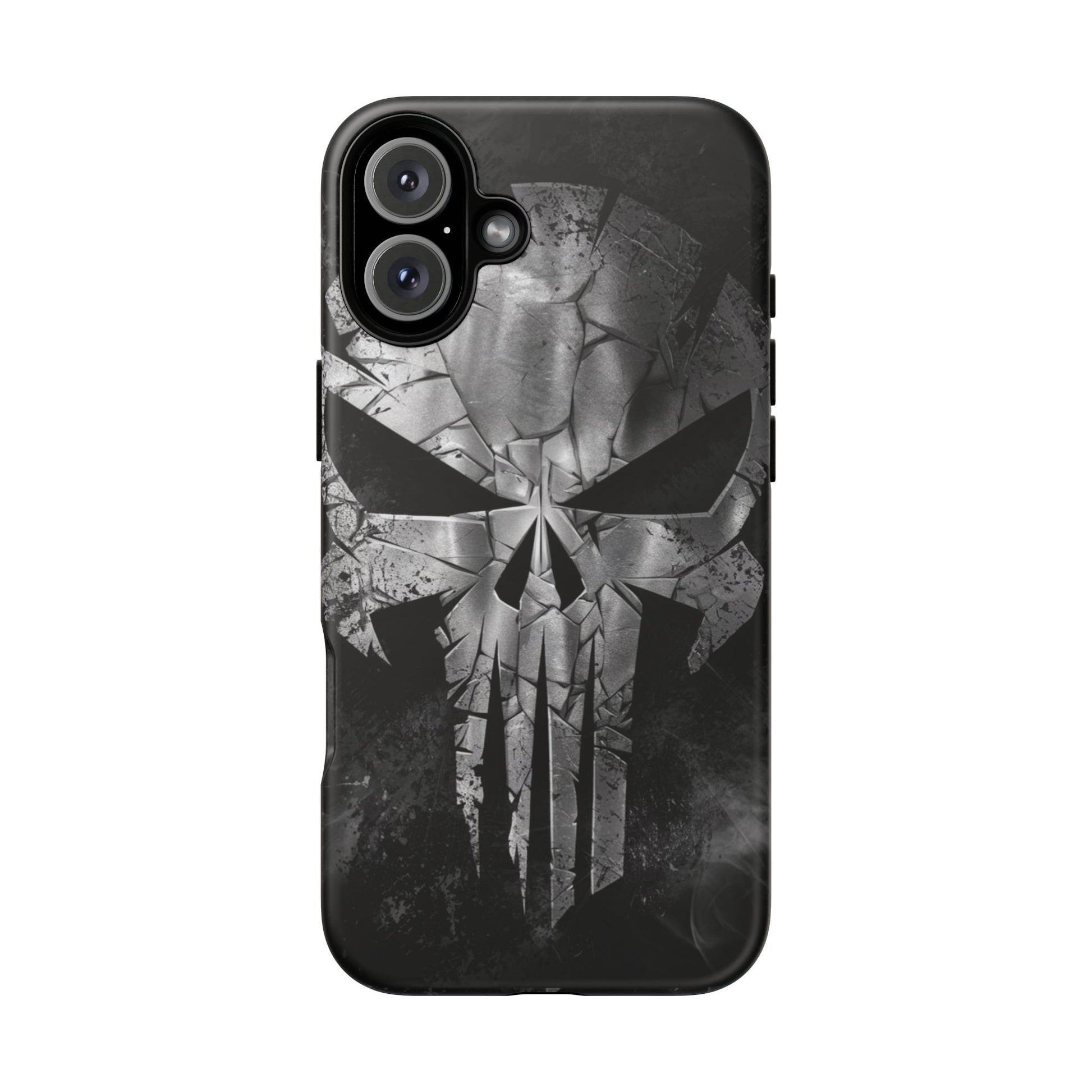 The Punisher Logo Art Tough Cases for iPhones, Samsung, and Pixel