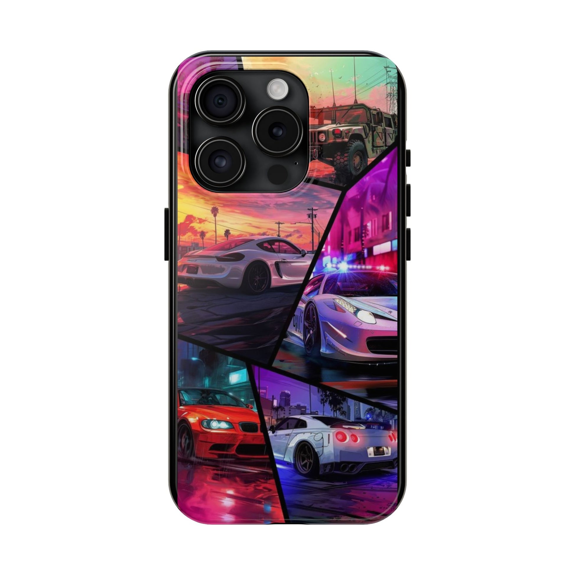 GTA Cars and Jeeps Inspired Tough 2 Piece Iphone & Samsung Durable Phone Case